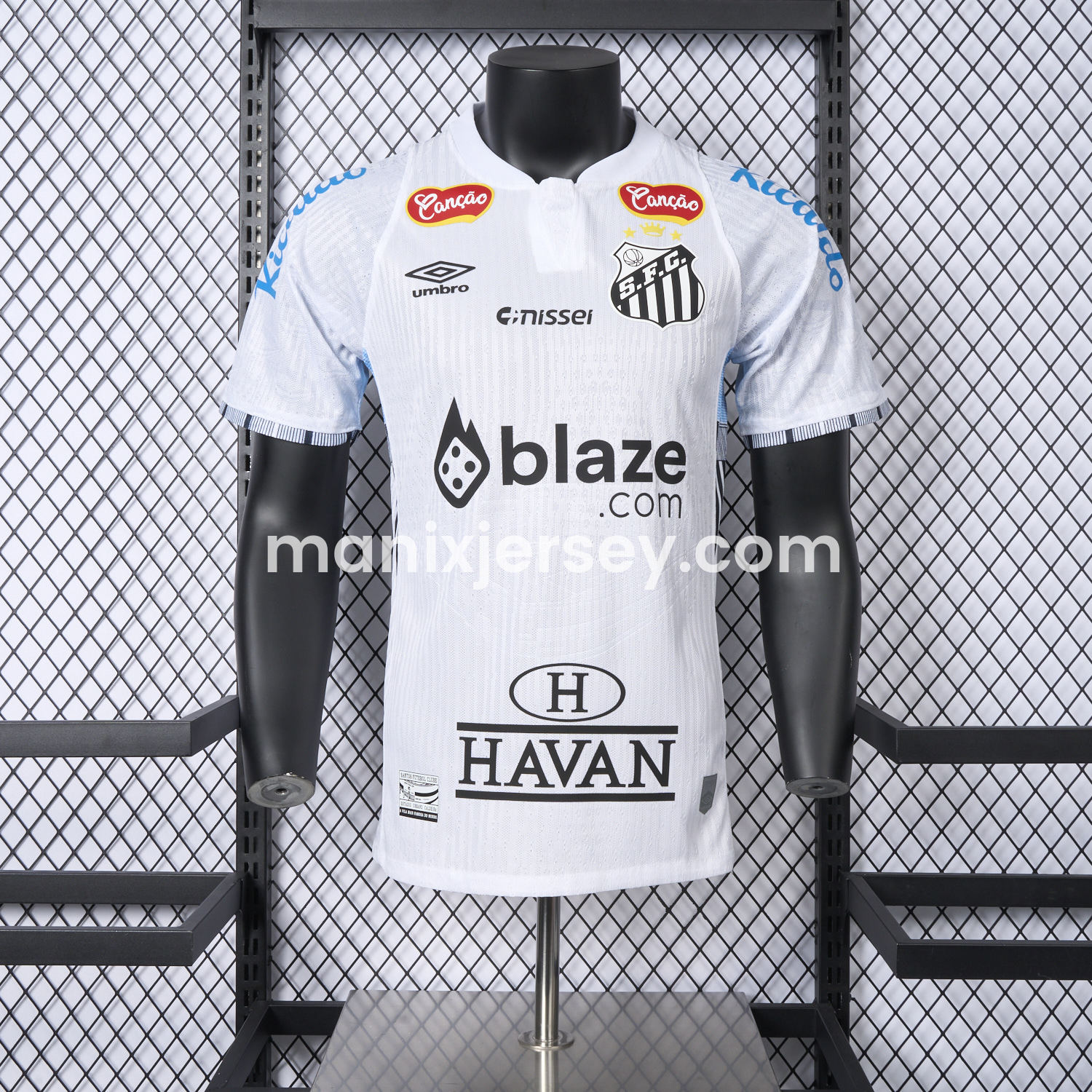 Santos 25-26 Home Jersey With Sponsors - Player Version - JerseysGala