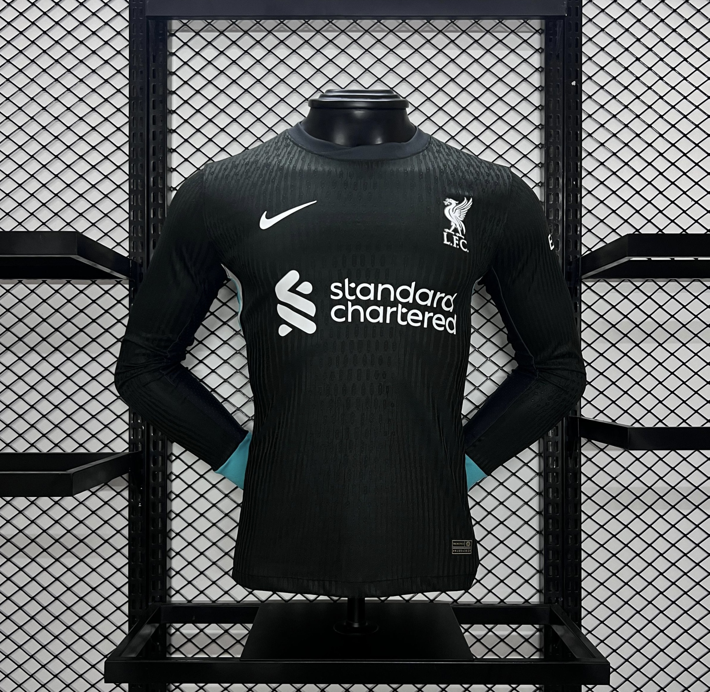 Liver.pool 24-25 Away Long Sleeve Jersey - Player Version - JerseysGala