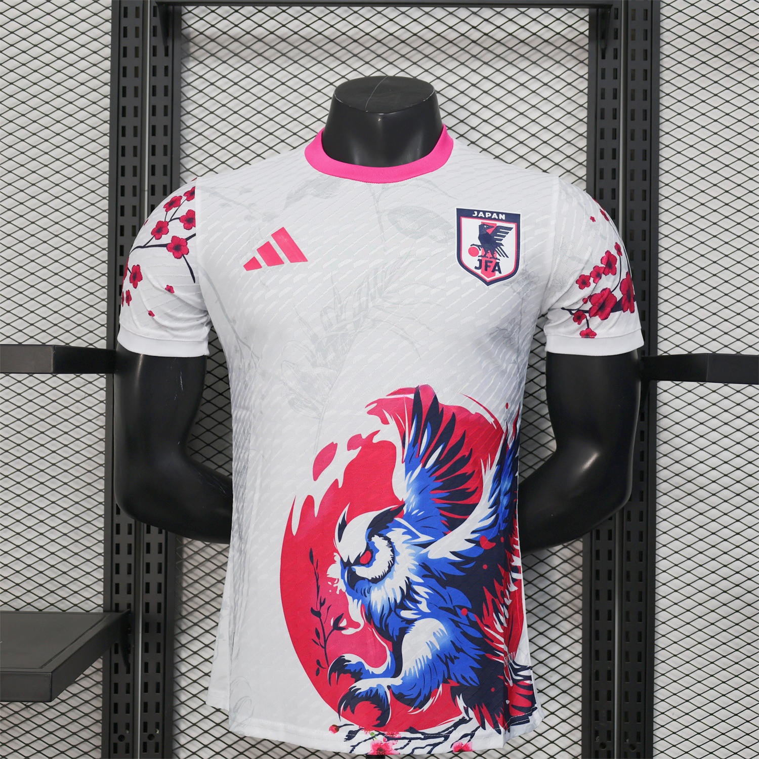 Japan 25-26 Blue Owl White Special Jersey - Player Version - JerseysGala