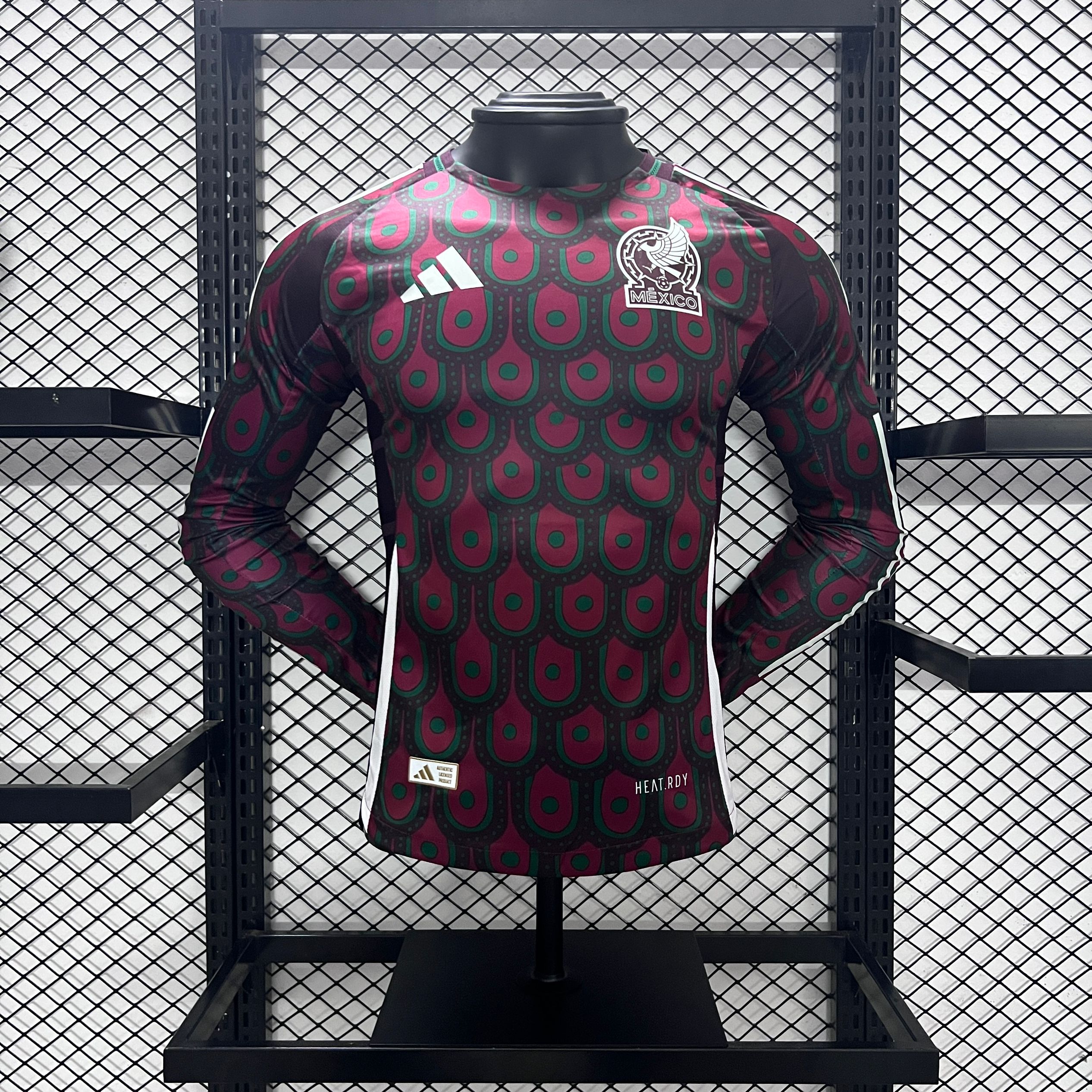 Mexico 2024 Home Long Sleeve Jersey - Player Version - JerseysGala