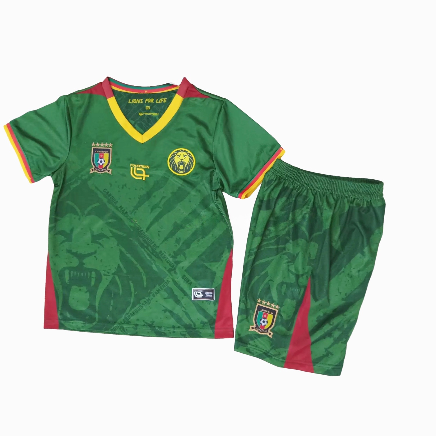 Cameroon 25-26 Home Kids Kit - JerseysGala
