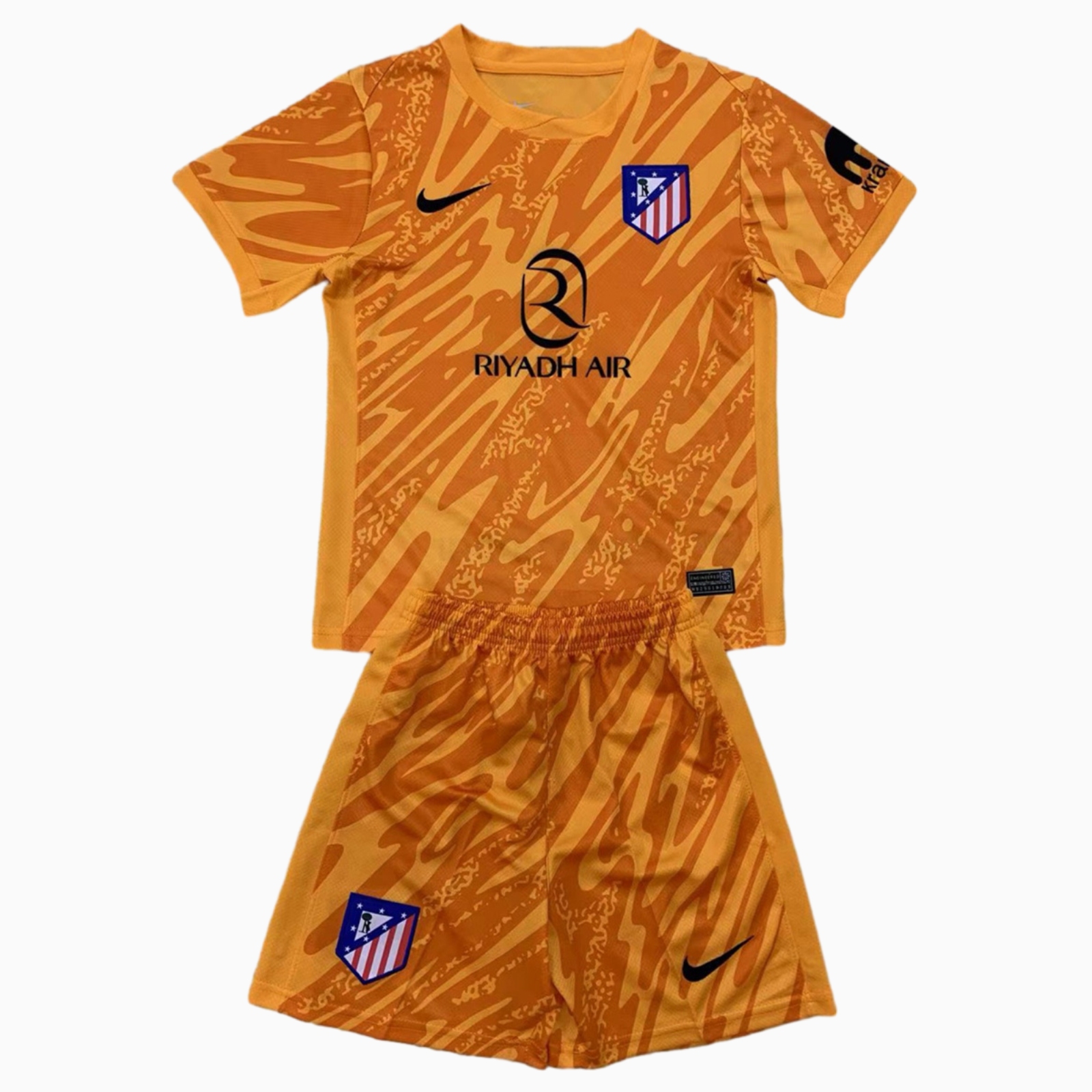 Atletico Madrid 24-25 Orange Goalkeeper Men's Adult Jersey Set - Fans Version - JerseysGala