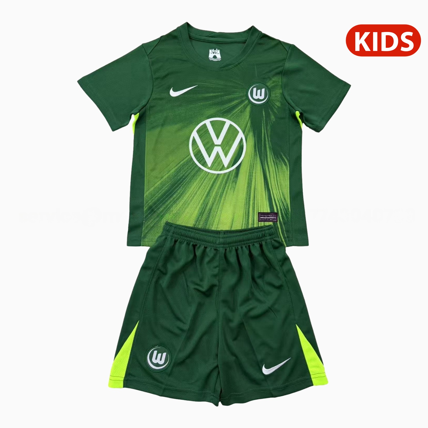 Wolfsburg 25-26 Home Kids Kit - JerseysGala