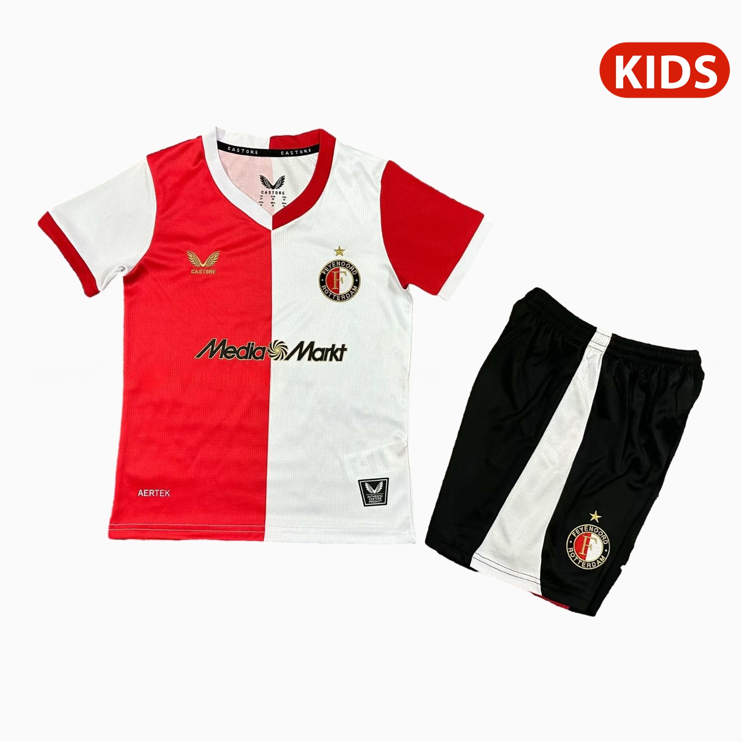 Feyenoord 25-26 Home Kids Kit - JerseysGala