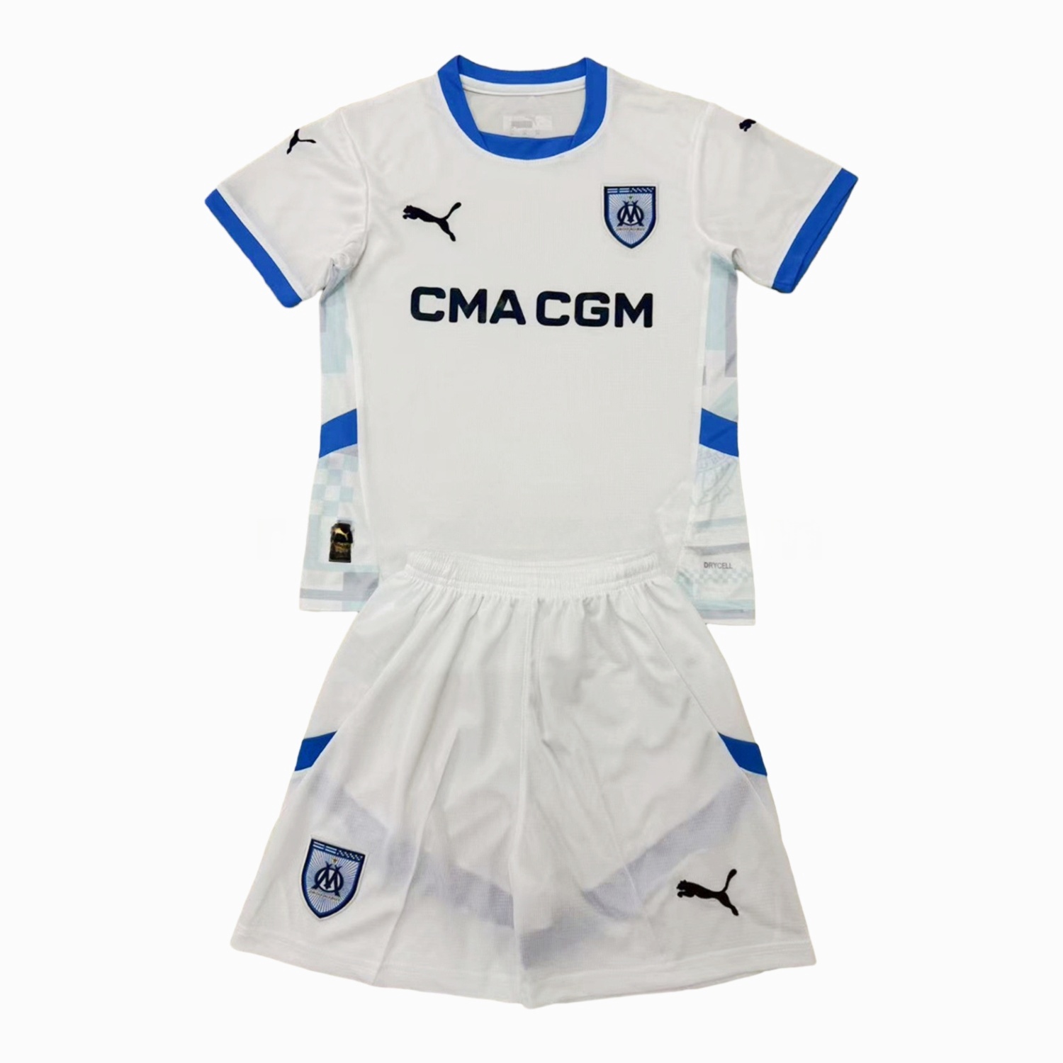 Marseille 24-25 Home Men's Adult Jersey Set - Fans Version - JerseysGala