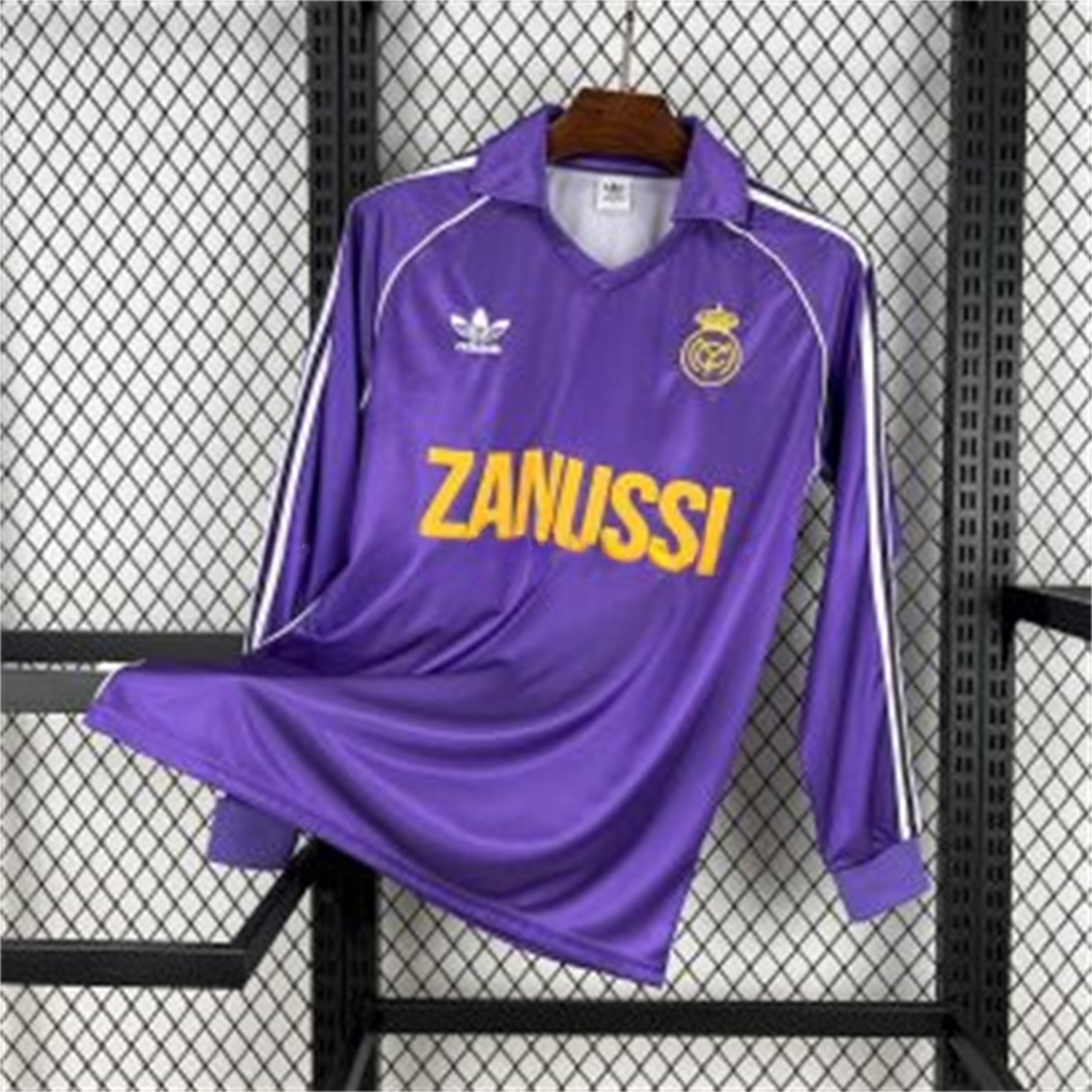 Retro Real Madrid 1984-85 Third Long Sleeves Jersey - JerseysGala