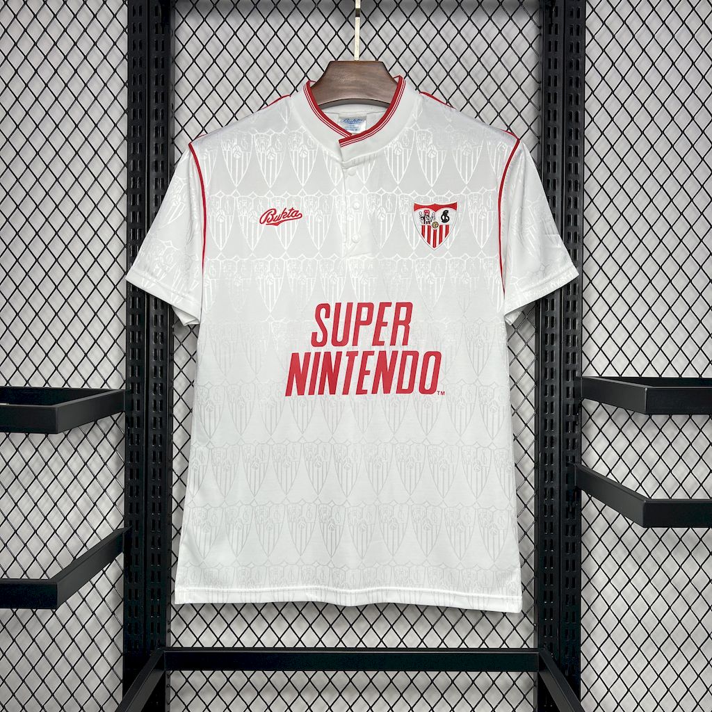 Retro Sevilla 1991-92 Home Jersey - JerseysGala