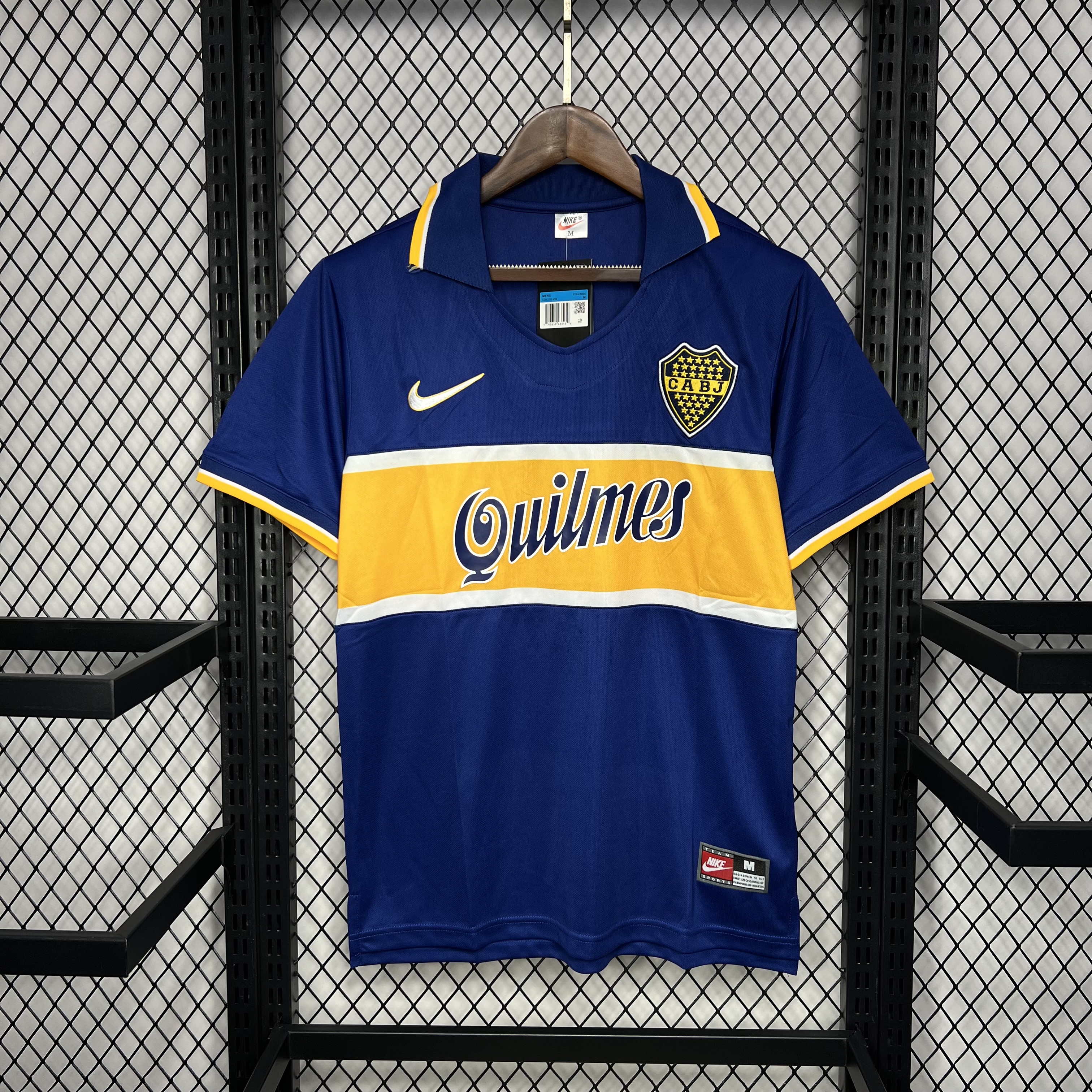 Retro Boca Juniors 1996-97 Home Stadium Jersey - JerseysGala