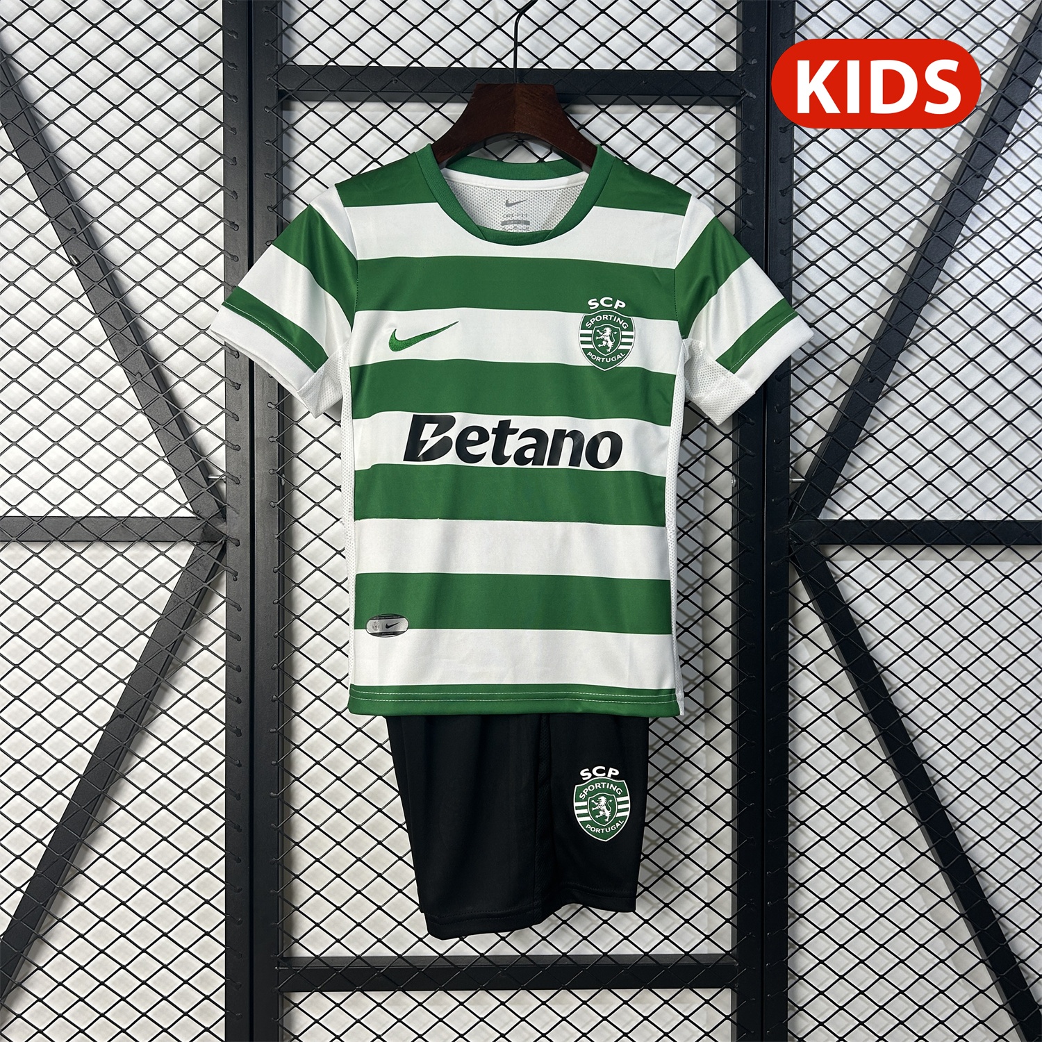 Sporting CP 25-26 Home Kids Kit - JerseysGala