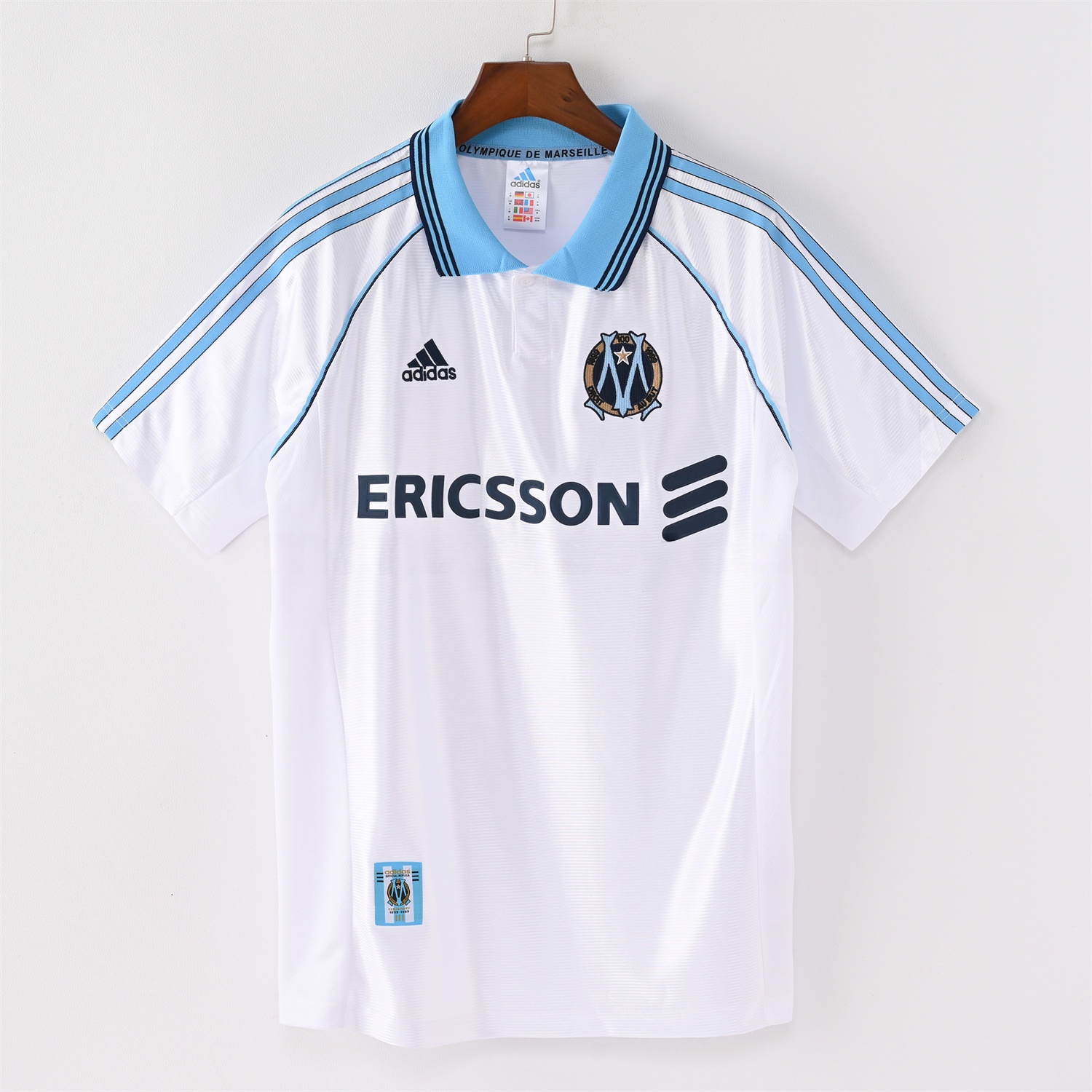 Retro Marseille 1998-99 Home Jersey - JerseysGala