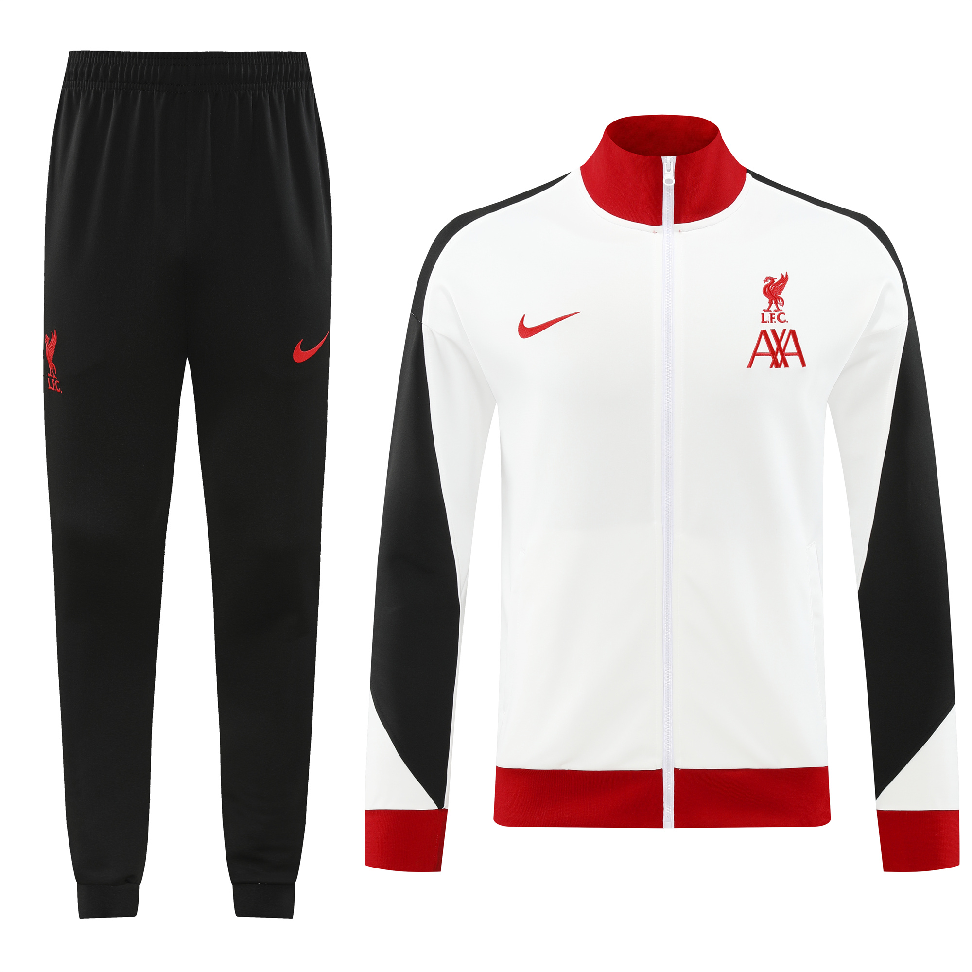 Liver.pool 24-25 Jacket Training Tracksuit - White - JerseysGala