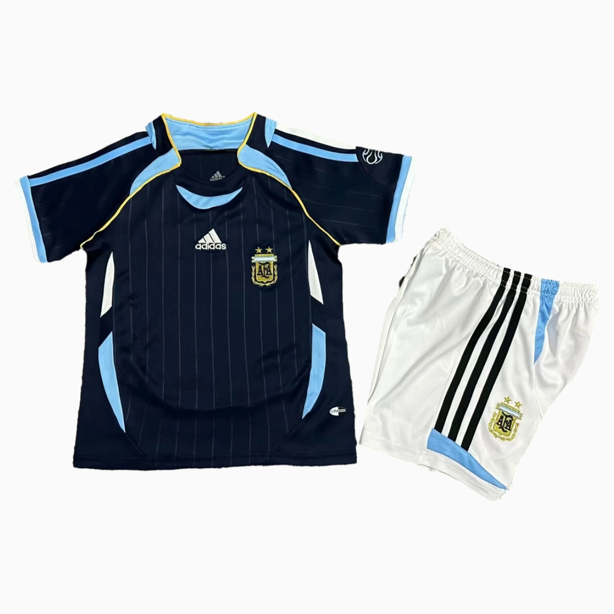 Retro Argentina 2006 Away Kids Kit - JerseysGala