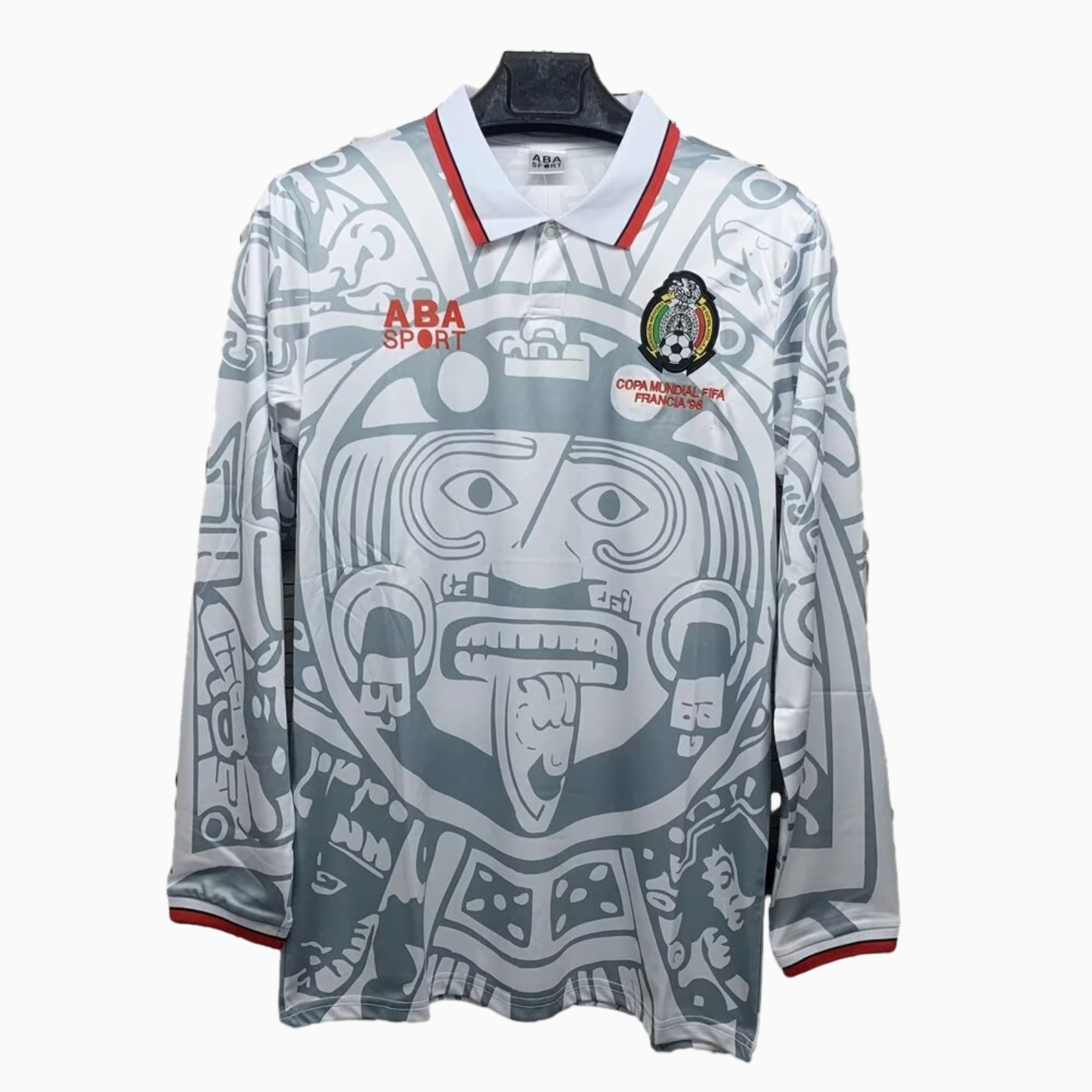 Retro Mexico 1998 Away Long Sleeves Jersey - JerseysGala
