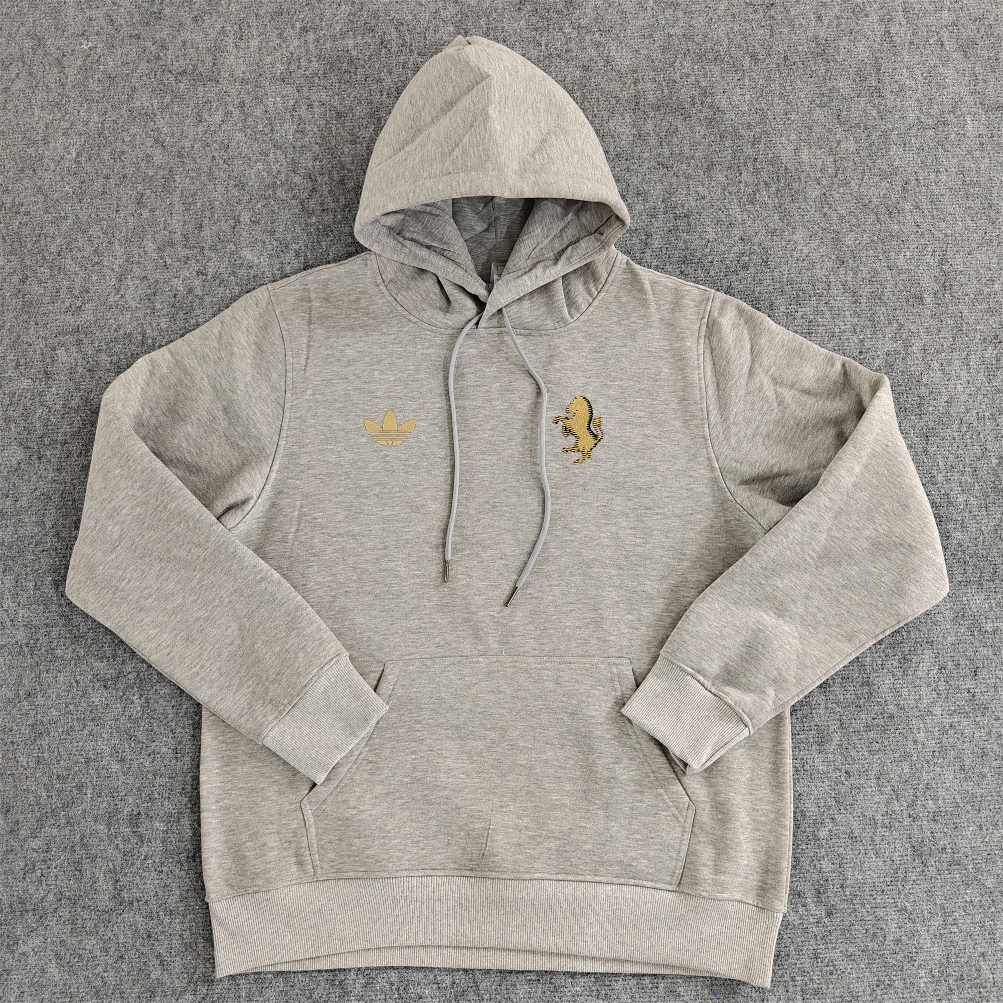 Juventus 24-25 Vintage Style Hoodie - Grey - JerseysGala