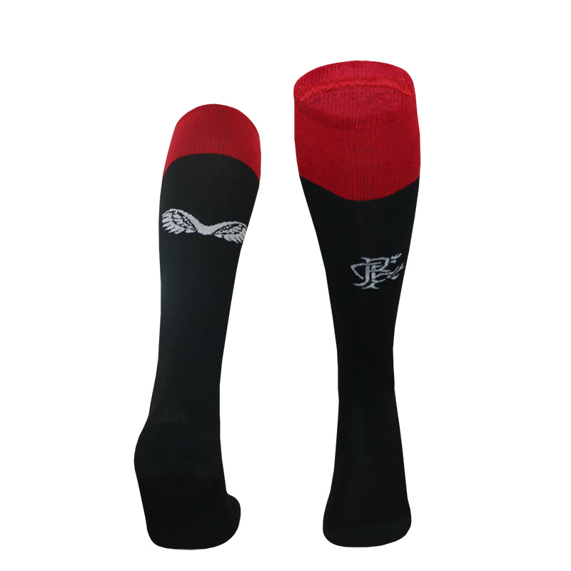 Glasgow Rangers 24-25 Home Socks - Black & Red - JerseysGala