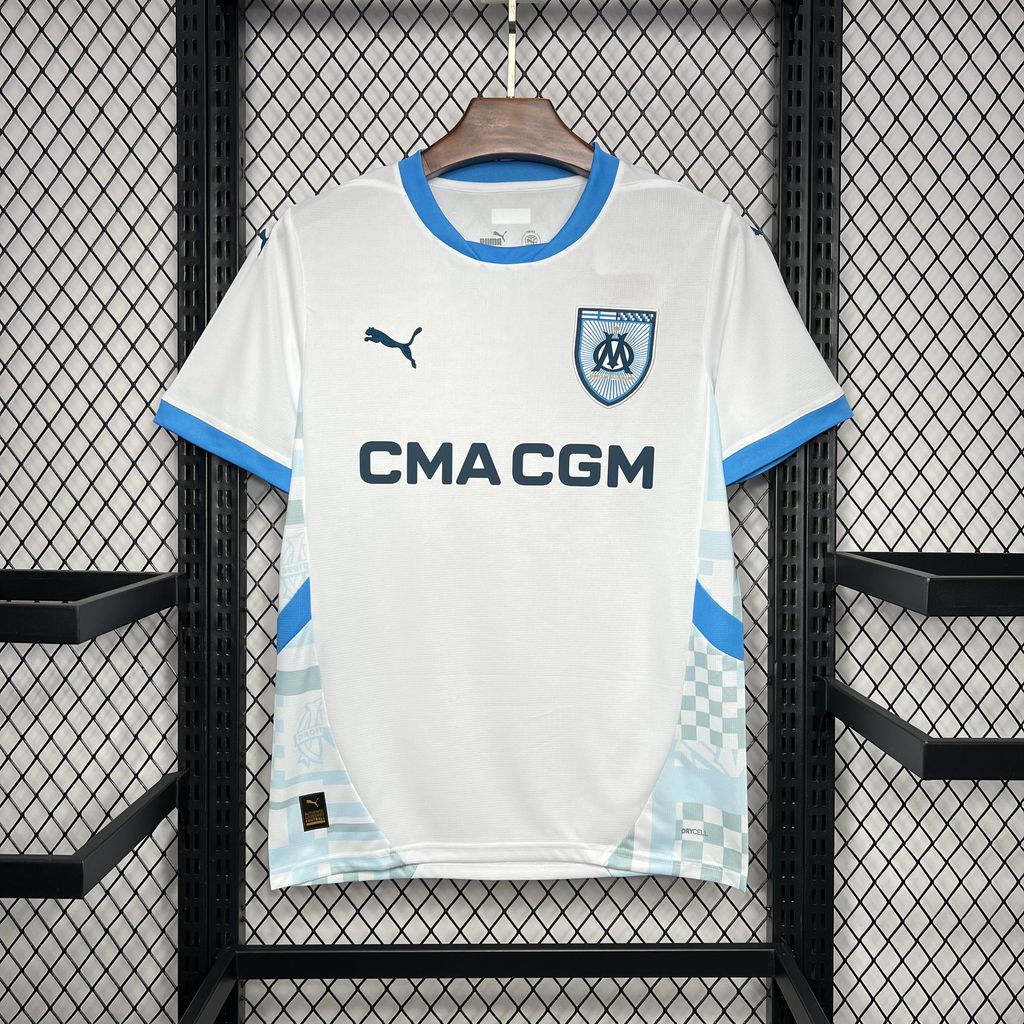 Marseille 24-25 Home Stadium Jersey - Fans Version - JerseysGala