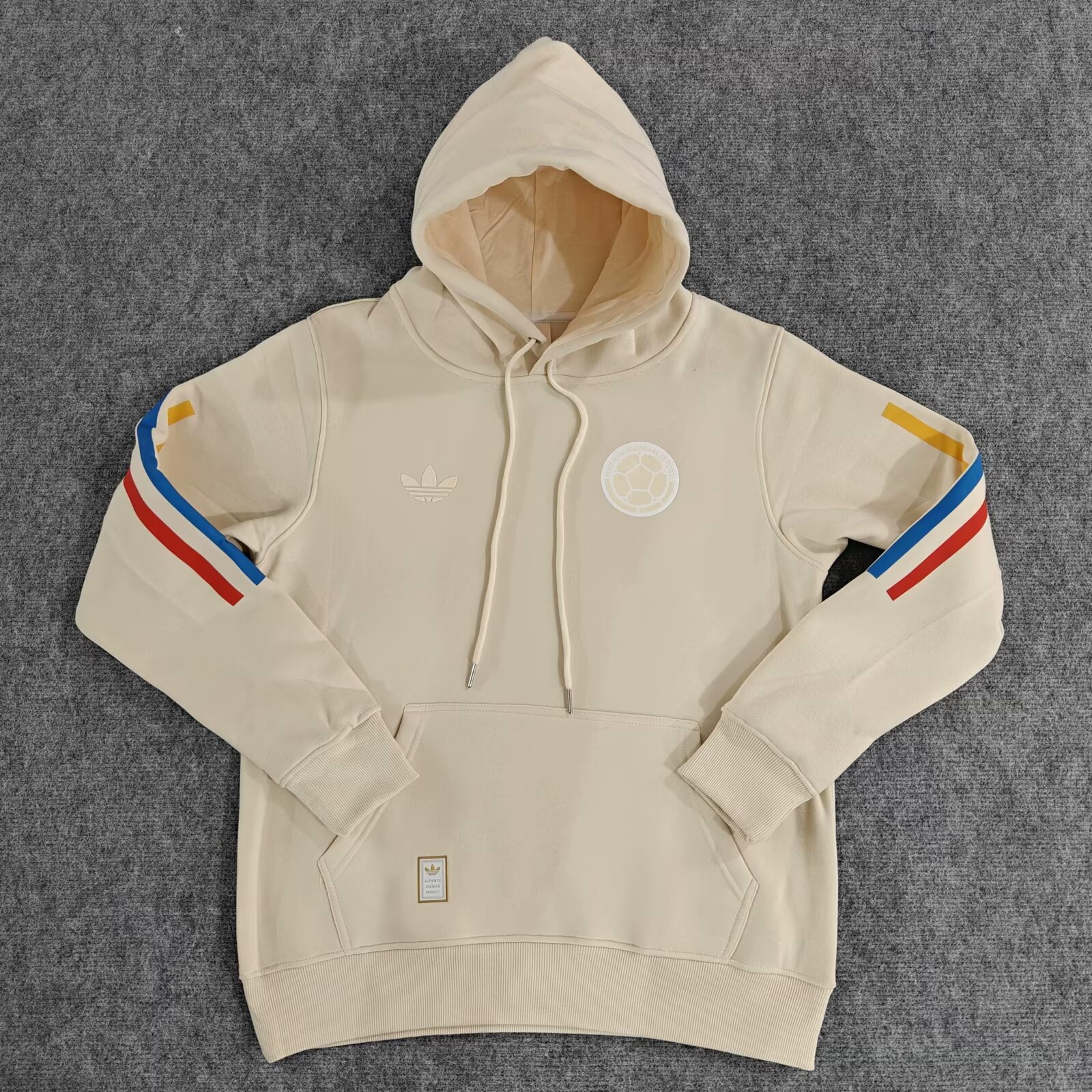 Colombia 2024 100th Anniversary Hooded - Beige - JerseysGala