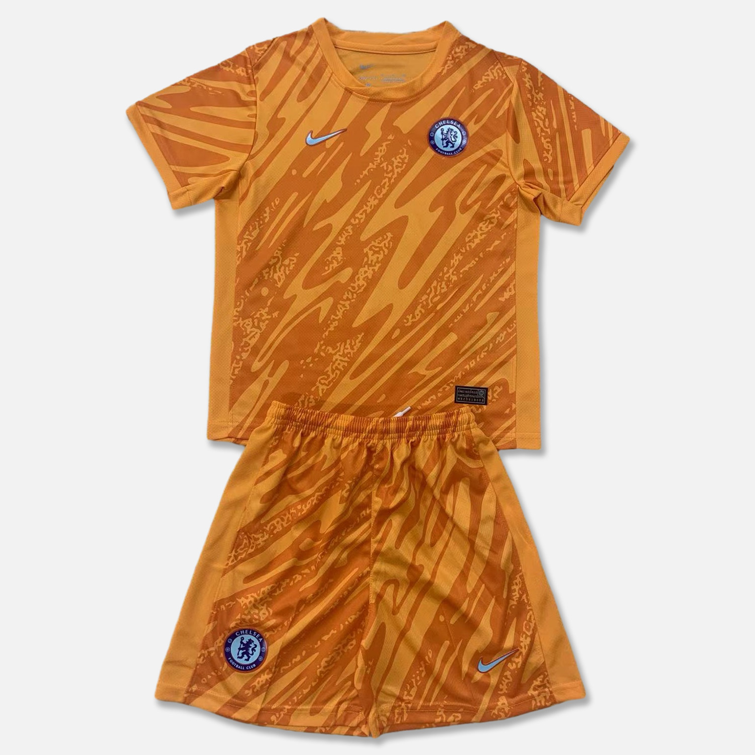 C.H.E.L.S.E.A 24-25 Orange Goalkeeper Kids Kit - JerseysGala