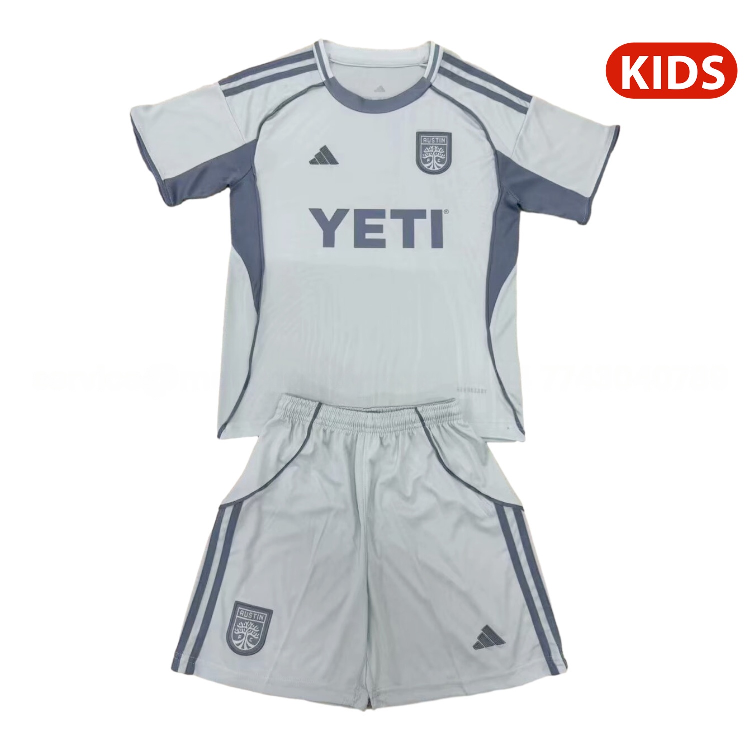 Austin 25-26 Pre-Match Training Kids Kit - JerseysGala