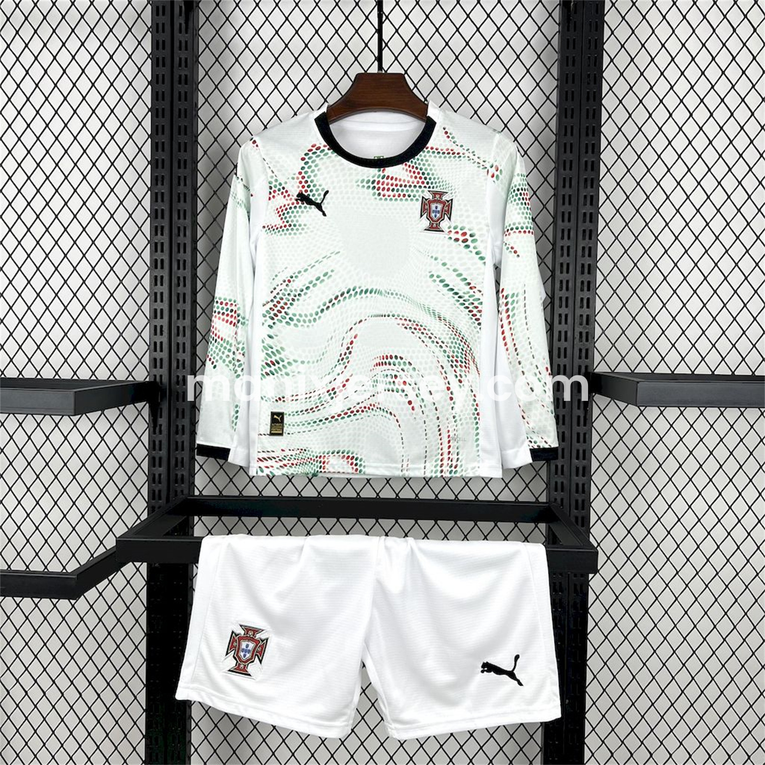 Portugal 2025-26 Away Long Sleeves Kids Kit - JerseysGala