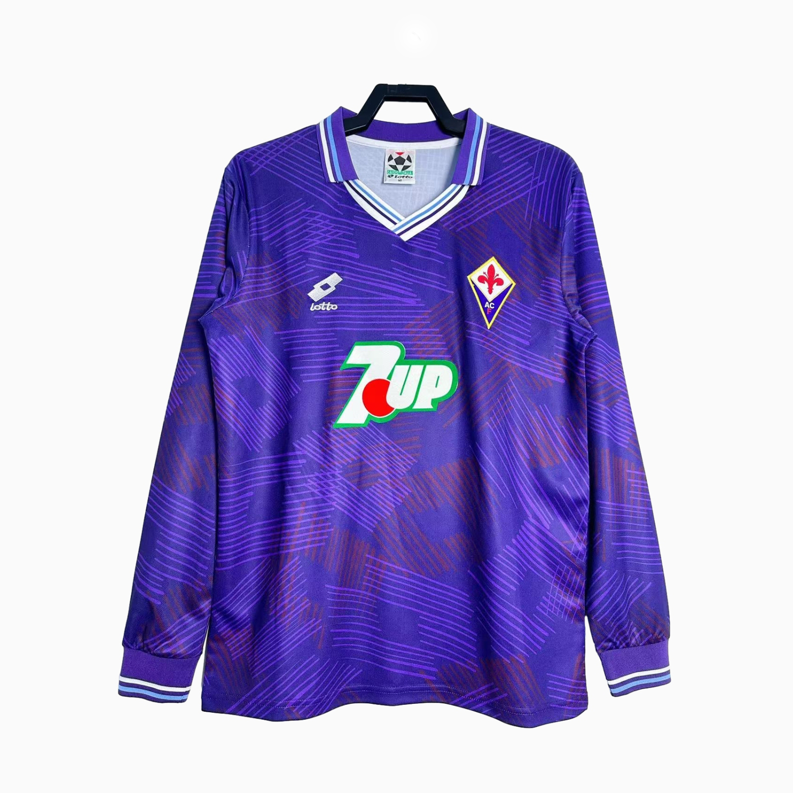 Retro Fiorentina 1992-93 Home Long Sleeve Jersey - JerseysGala