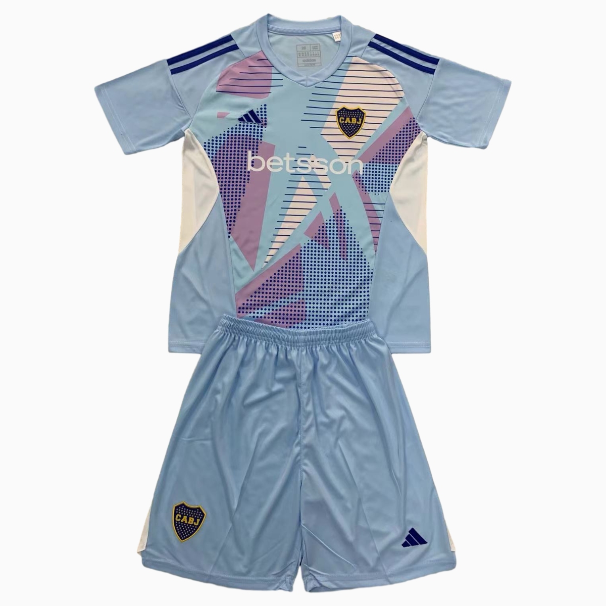 Boca Juniors 24-25 Lake Blue Goalkeeper Kids Kit - JerseysGala