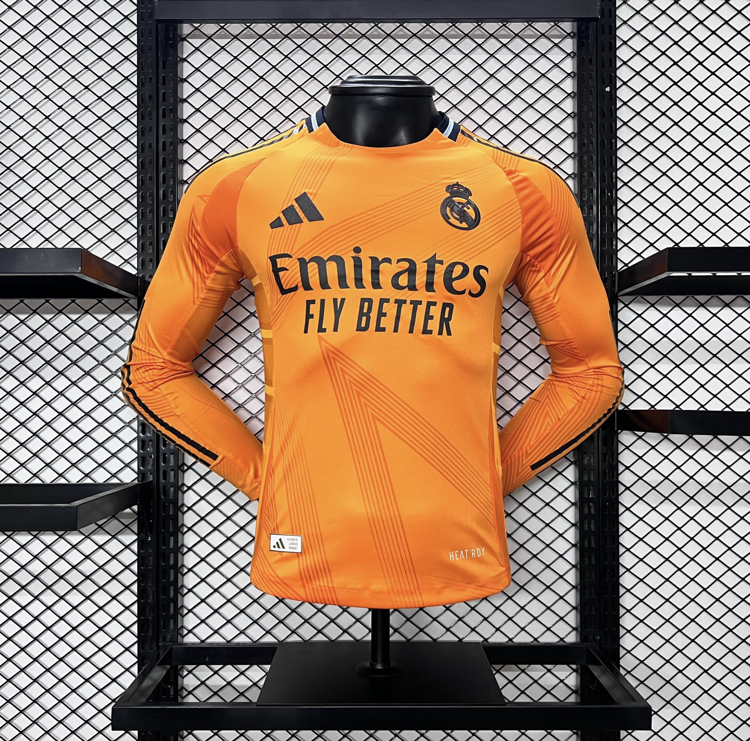 Real Madrid 24-25 Away Long Sleeve Jersey - Player Version - JerseysGala