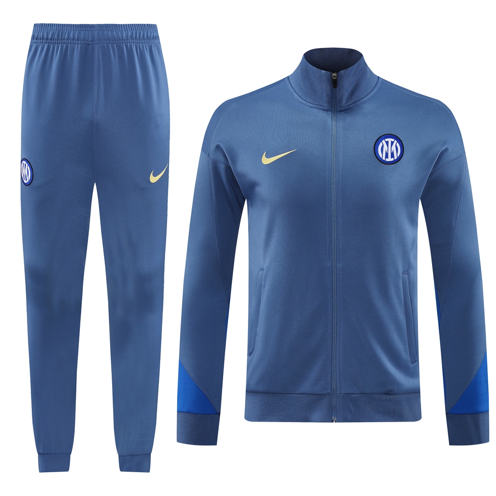 Inter Milan 24-25 Jacket Training Tracksuit - Light Blue - JerseysGala