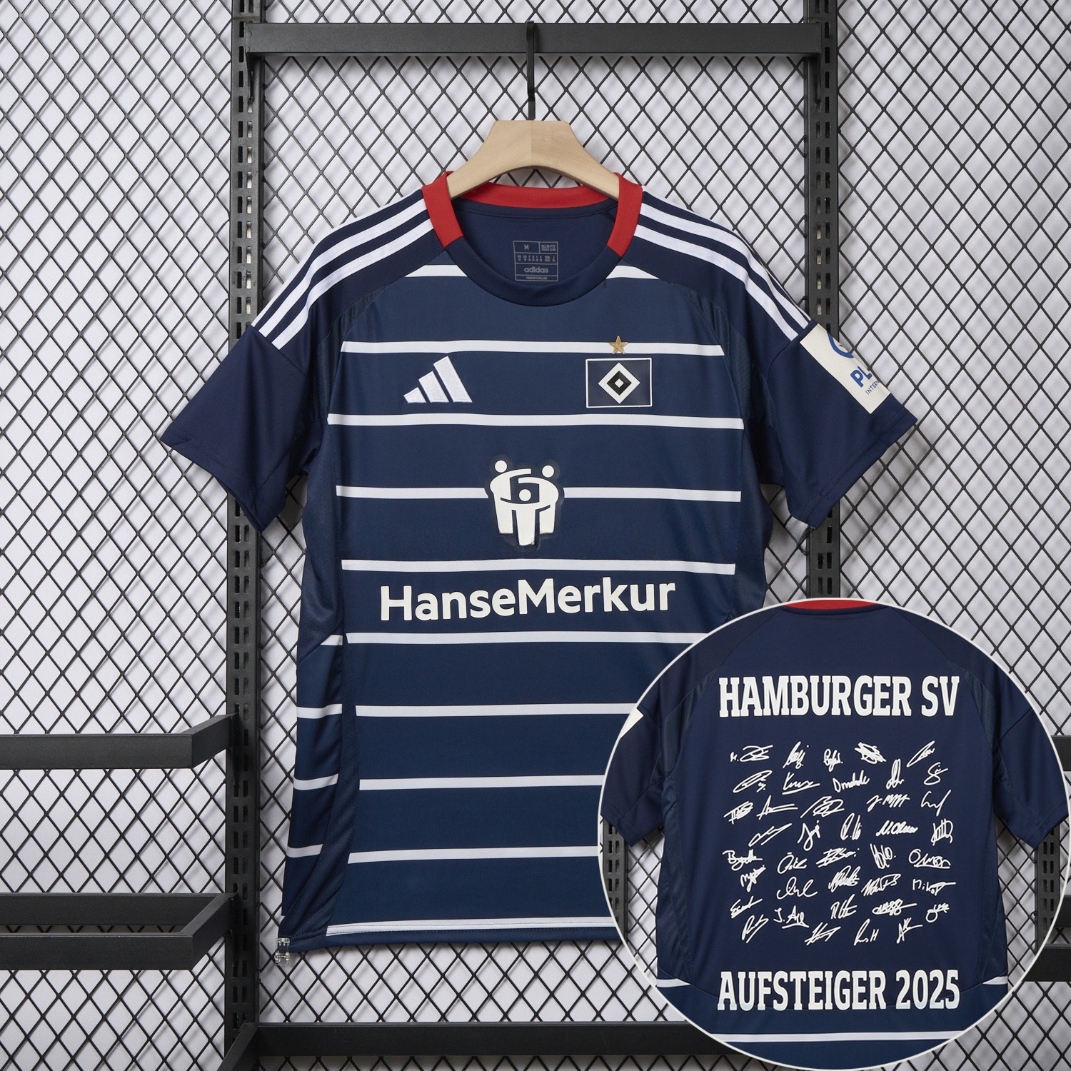 【Team Signatures Version】Hamburger SV 24-25 Away Jersey - Fans Version - JerseysGala