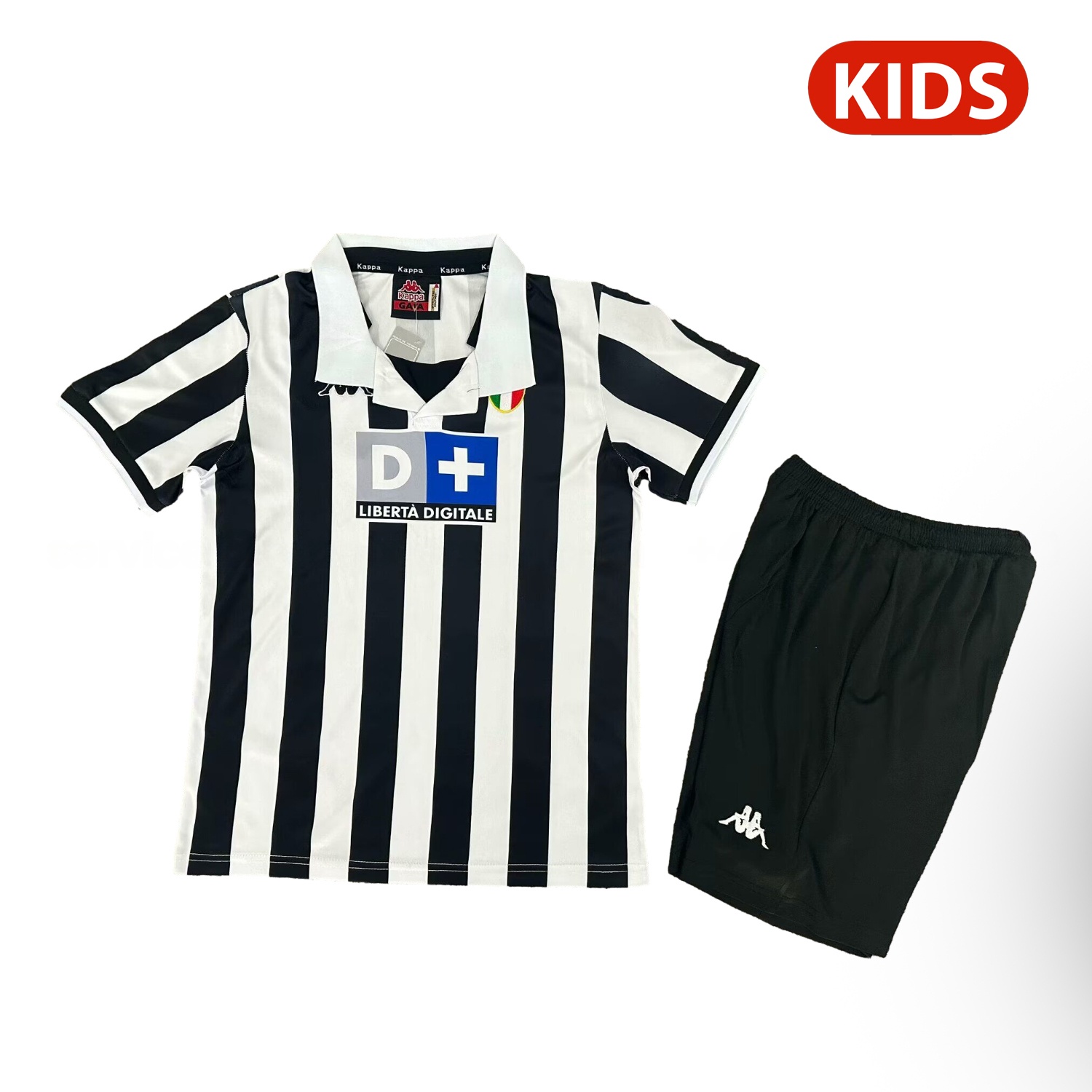 Retro Juventus 1998-99 Home Kids Kit - JerseysGala