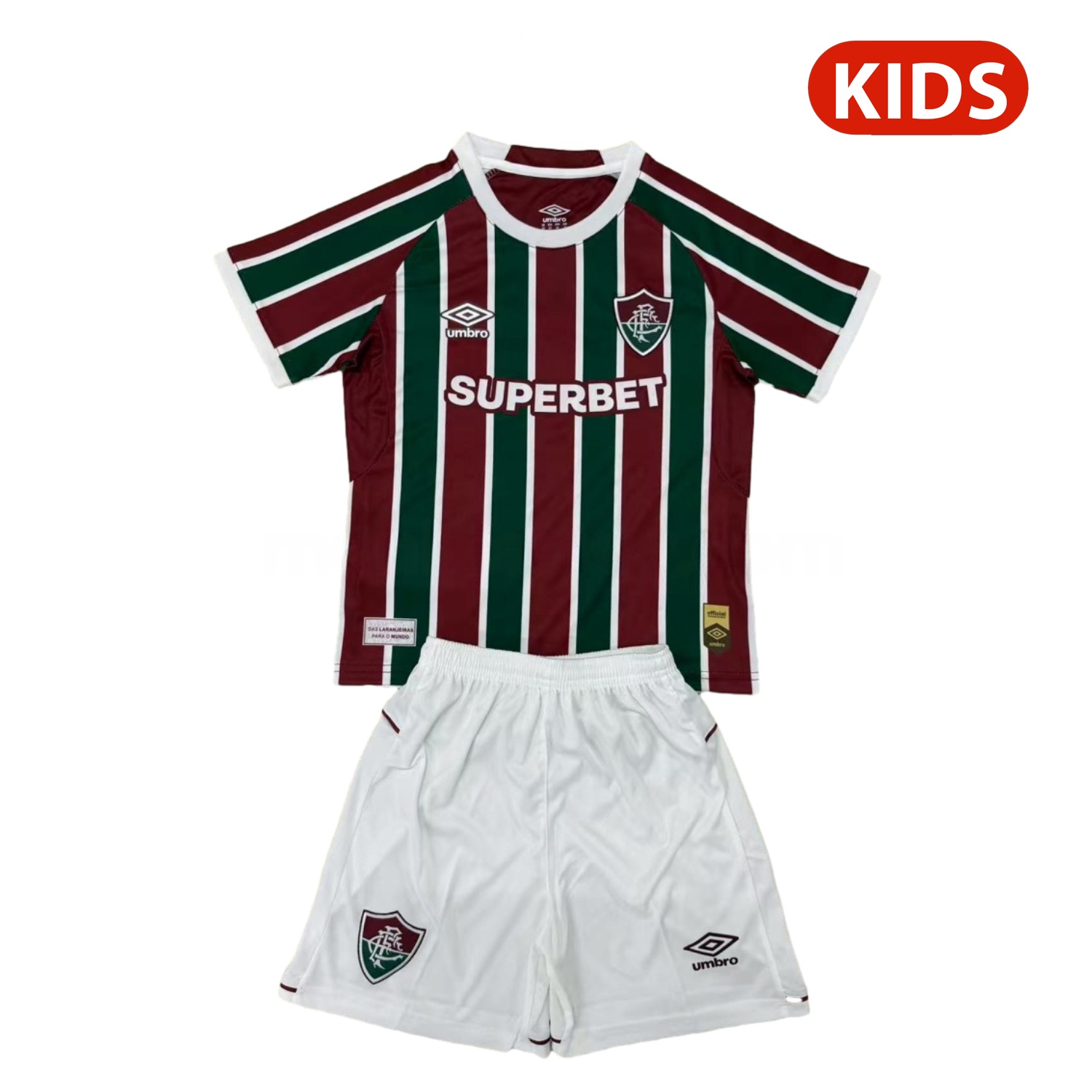 Fluminense 25-26 Home Kids Kit - JerseysGala