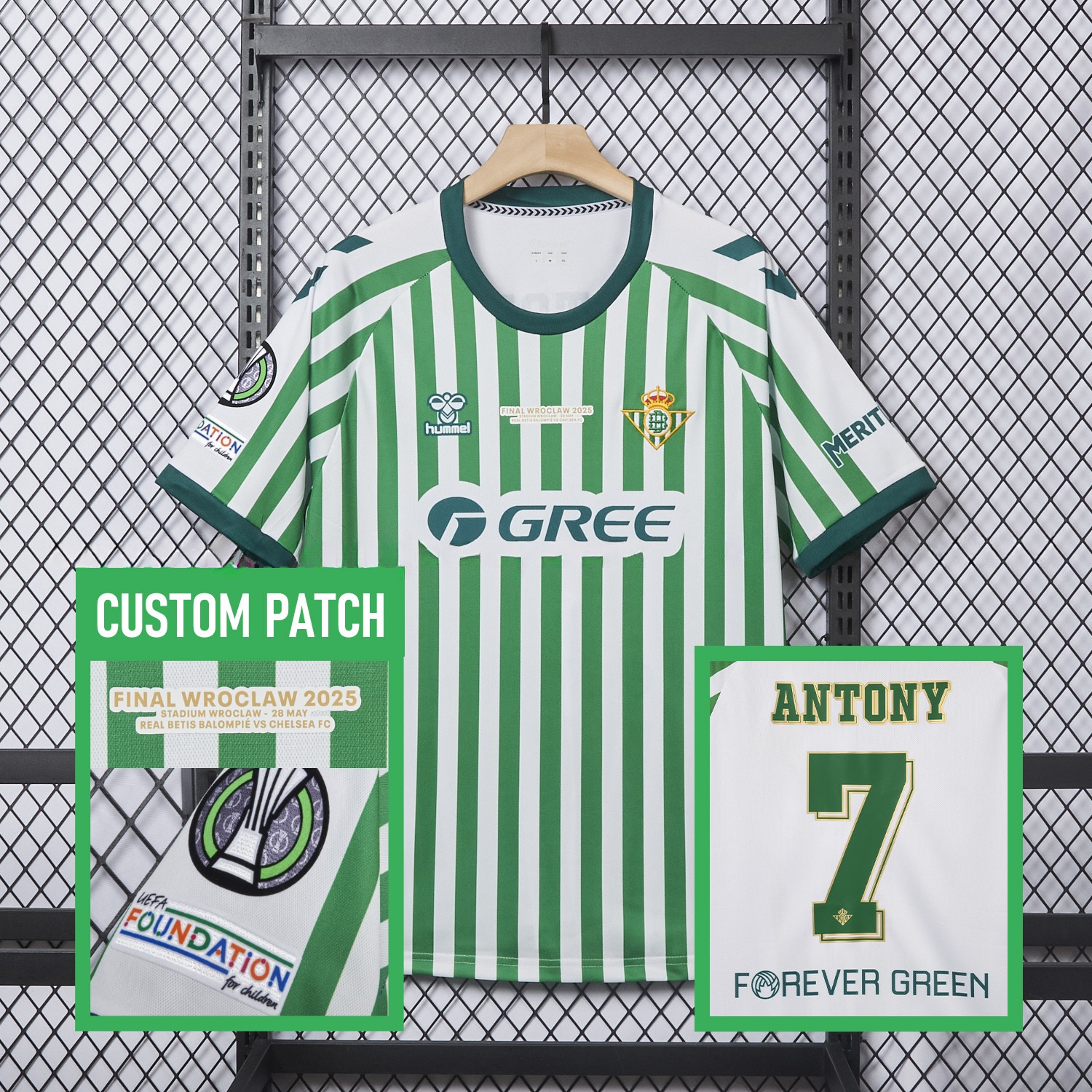 Real Betis 2025 Conference League Final Special Jersey - Fans Version - JerseysGala