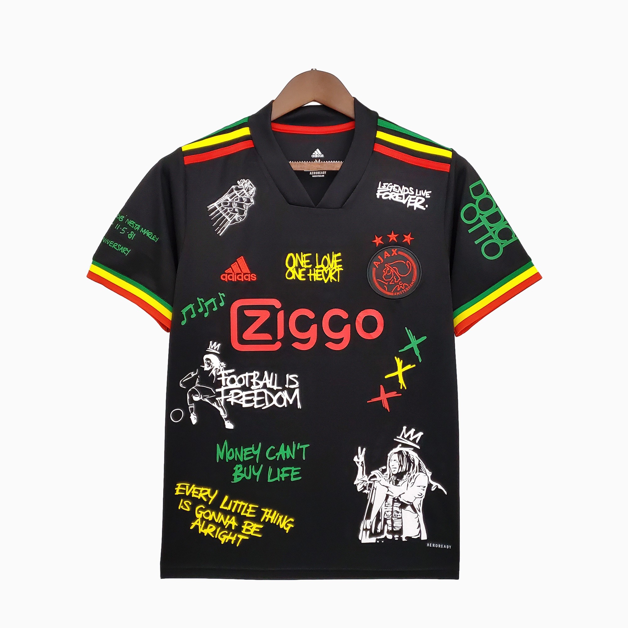 Retro Ajax x B-O-B Marly 21-22 Special Edition Jersey - JerseysGala