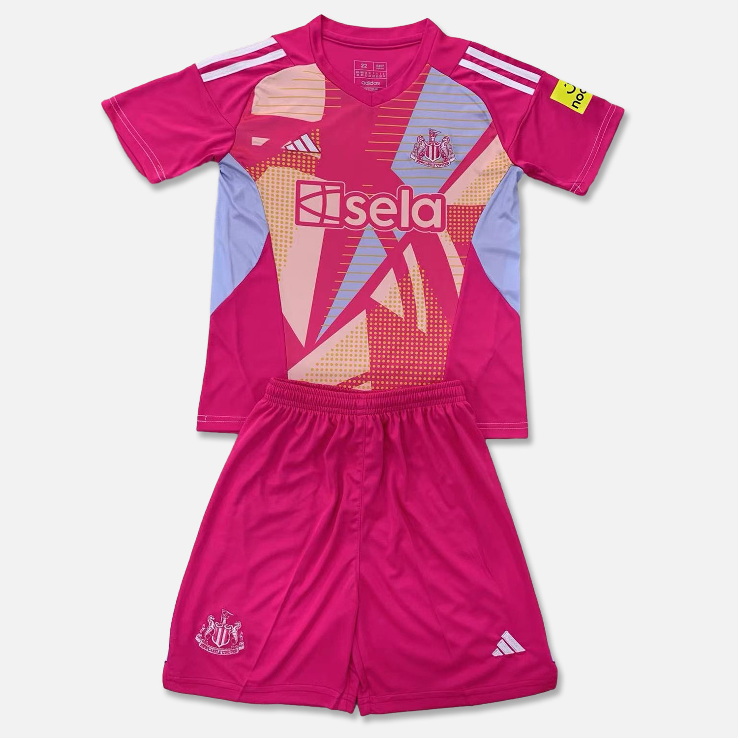 Newcastle United 24-25 Pink Goalkeeper Kids Kit - JerseysGala