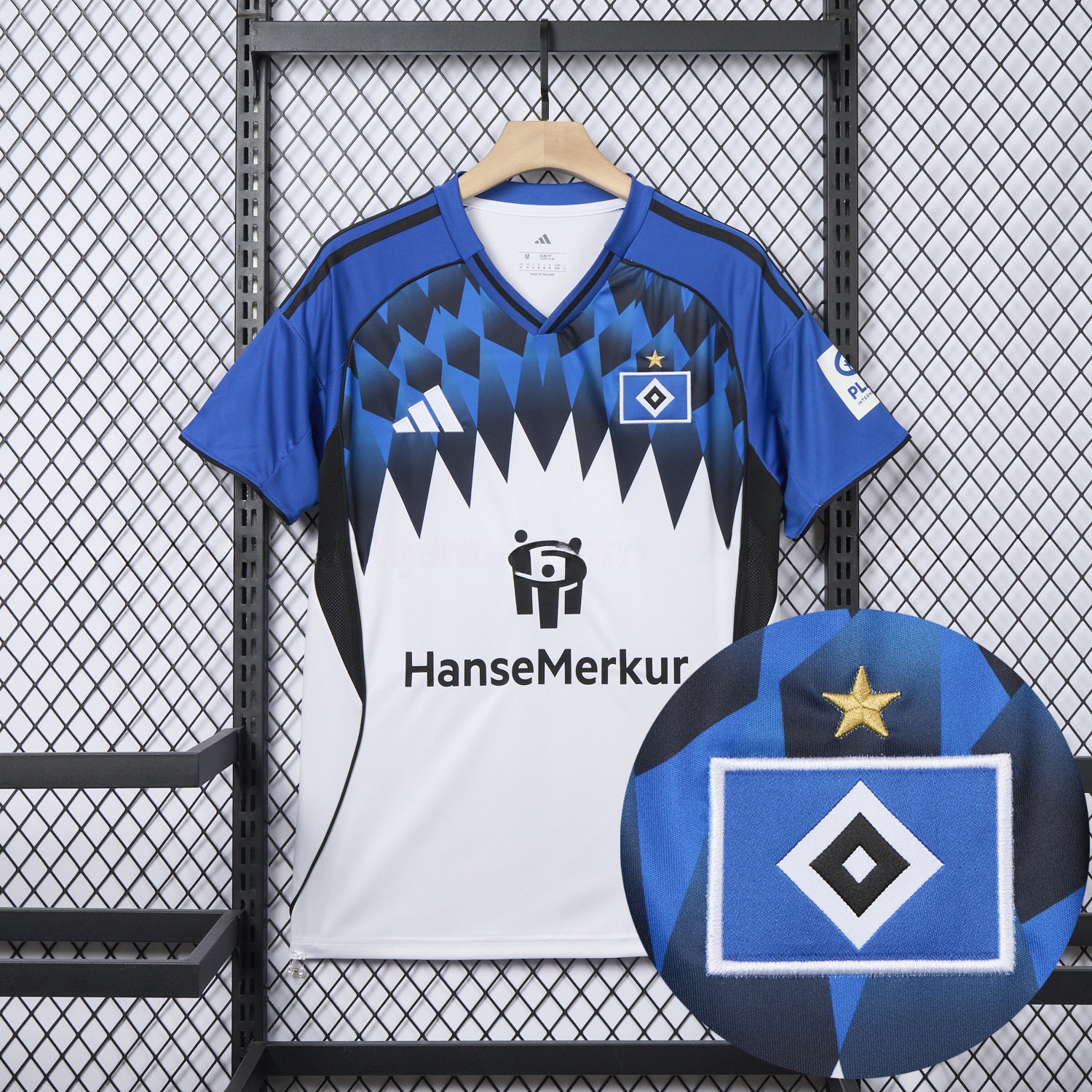 【Embroidered Team Badge】Hamburger SV 25-26 Home Jersey - Fans Version - JerseysGala