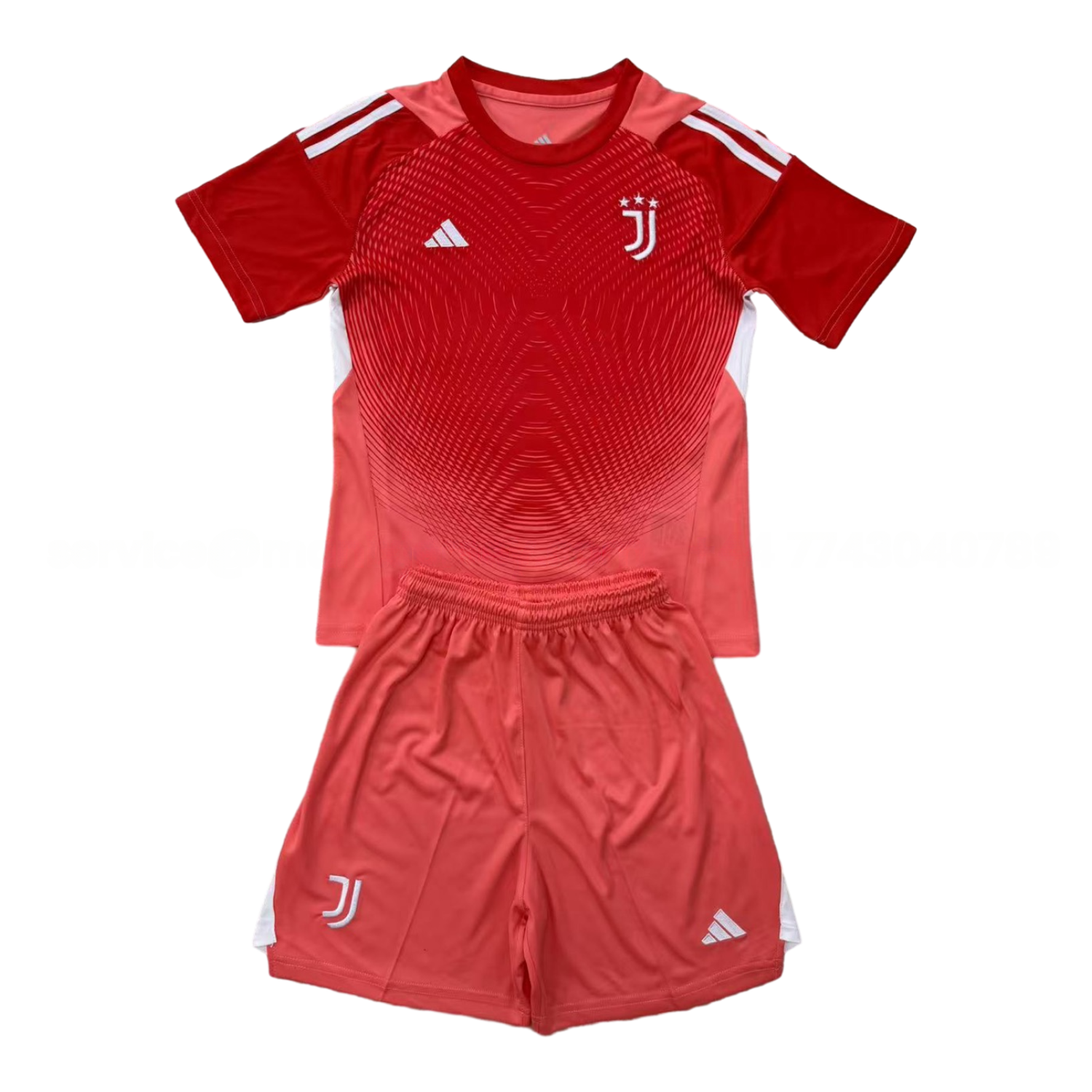 Juventus 25-26 Red Goalkeeper Men's Adult Jersey Set - Fans Version - JerseysGala
