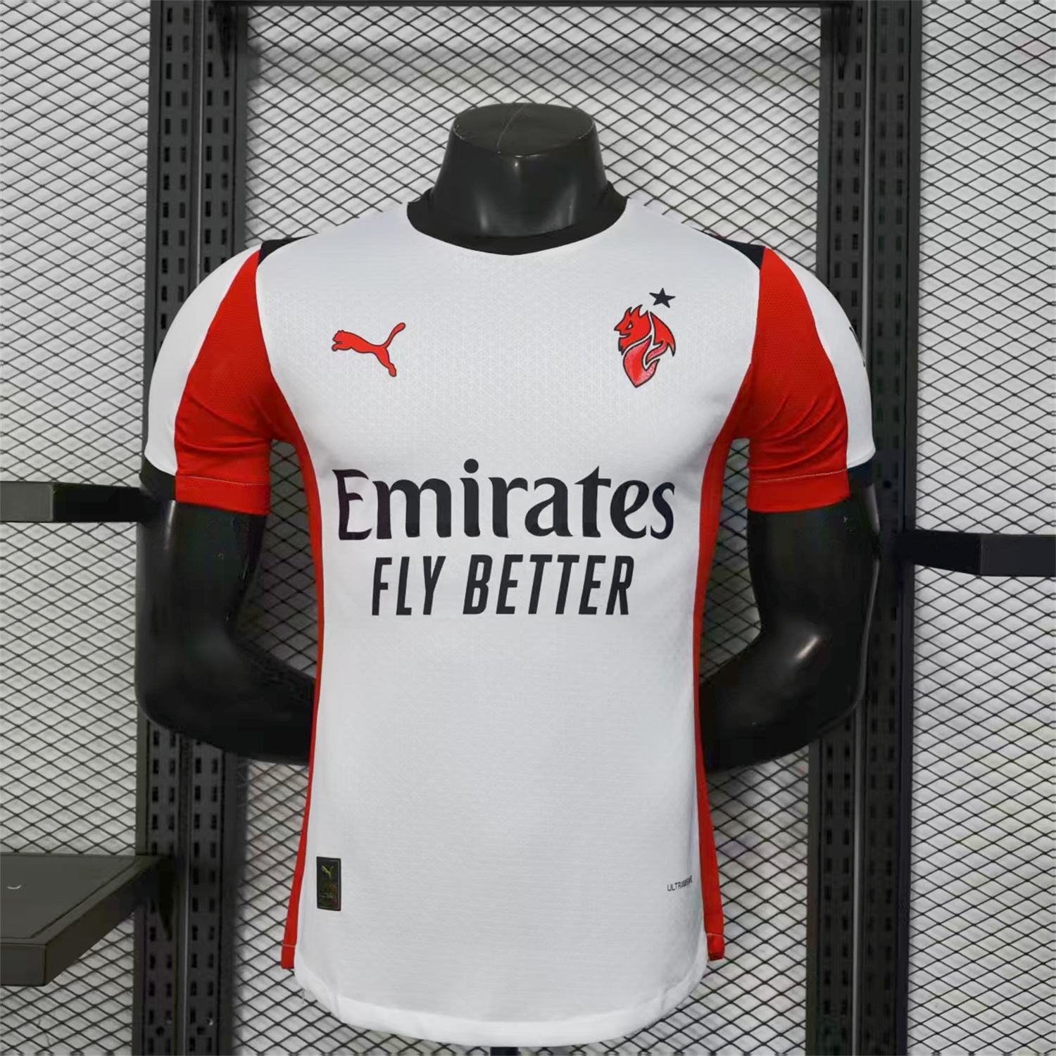 AC Milan 25-26 Away White Jersey - Player Version - JerseysGala
