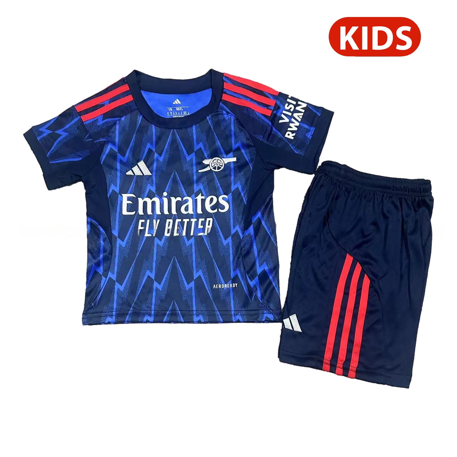 Arsenal 25-26 Away Kids Kit - JerseysGala