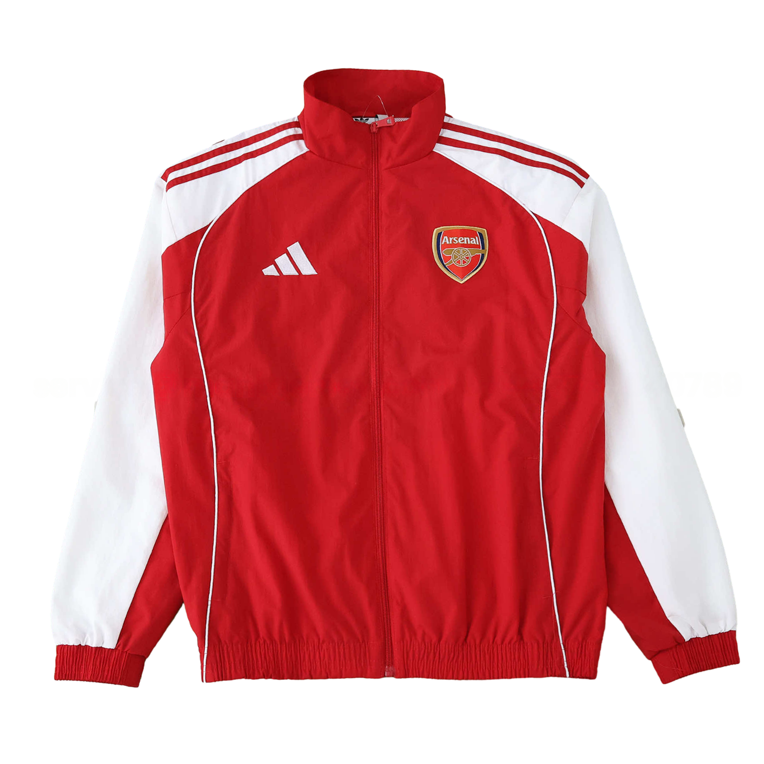 Arsenal 25-26 Throwback Windbreaker Jacket - Red - JerseysGala