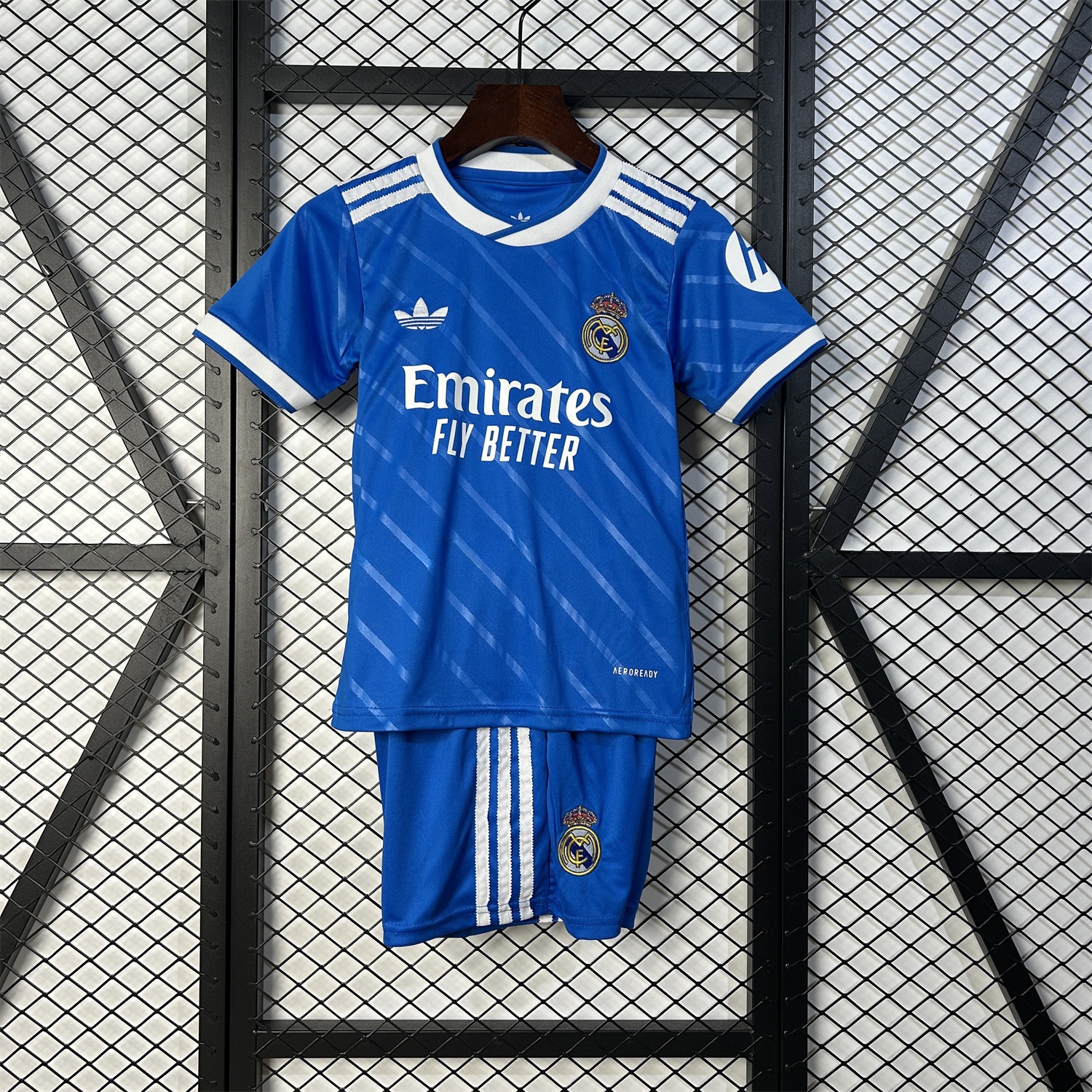 Real Madrid 25-26 Third Blue Kids Kit - JerseysGala