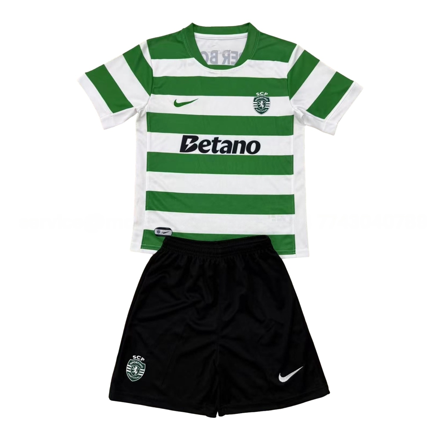 Sporting CP 25-26 Home Men's Adult Jersey Set - Fans Version - JerseysGala