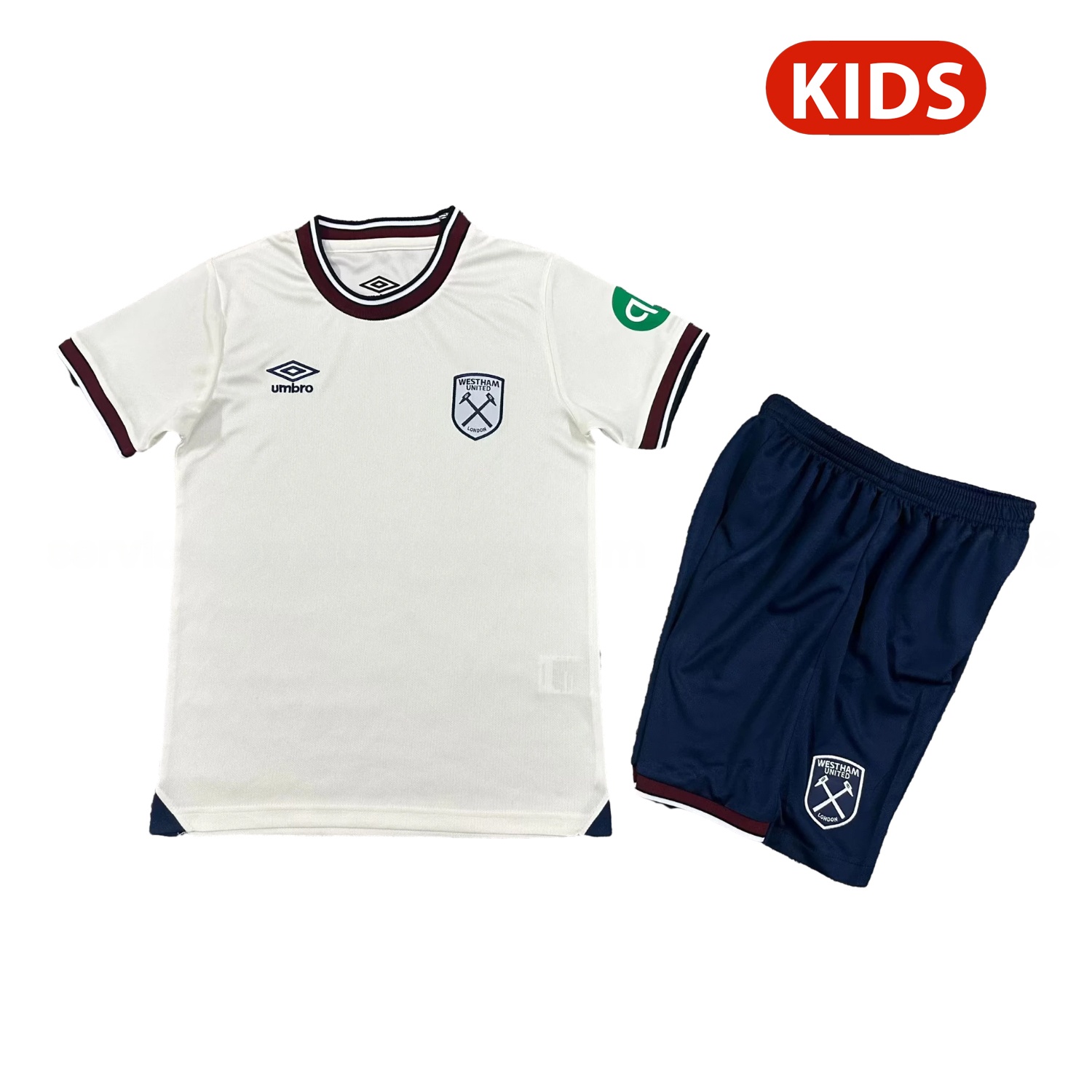 West Ham United 25-26 Away Kids Kit - JerseysGala