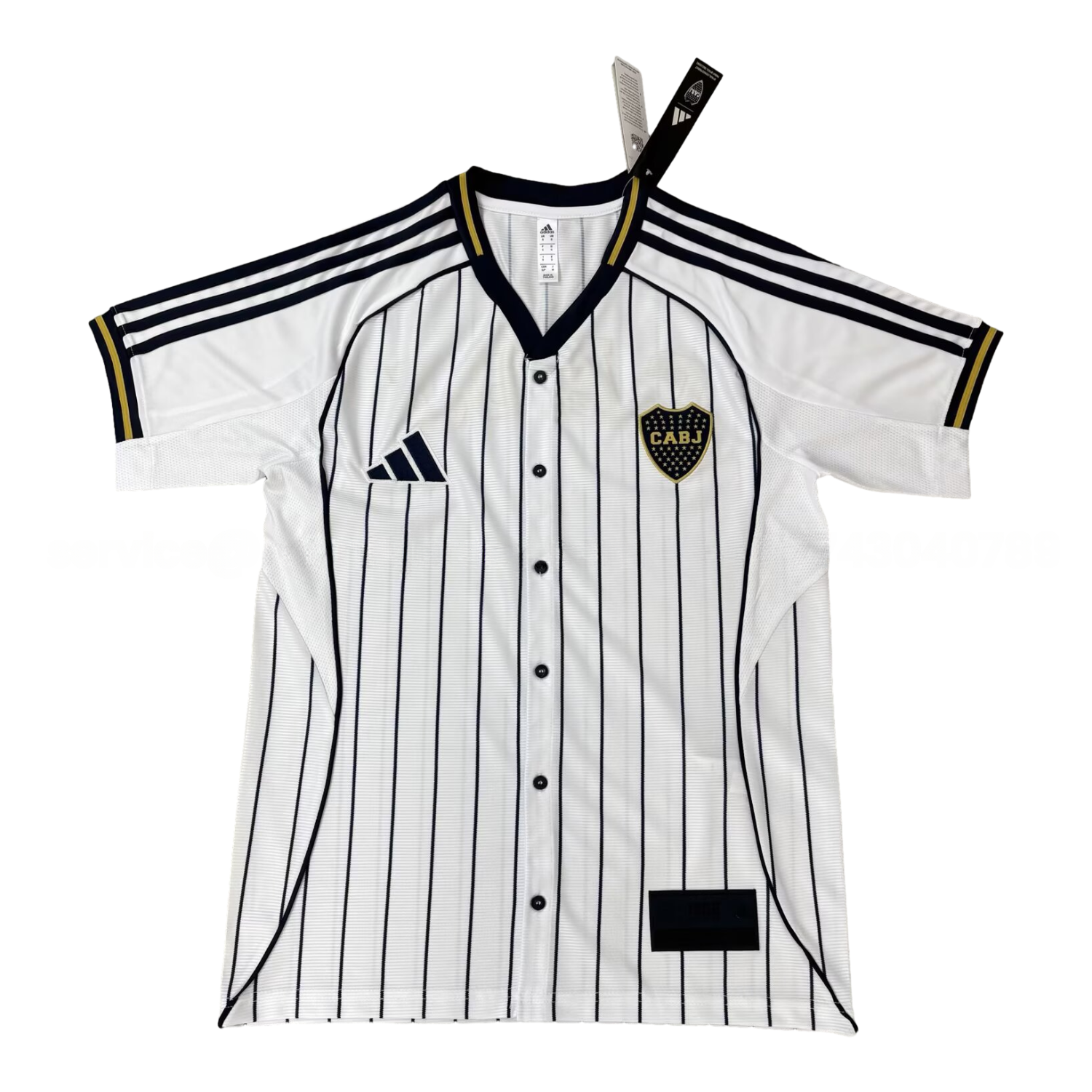 Boca Juniors 25-26 White Baseball Jersey - JerseysGala