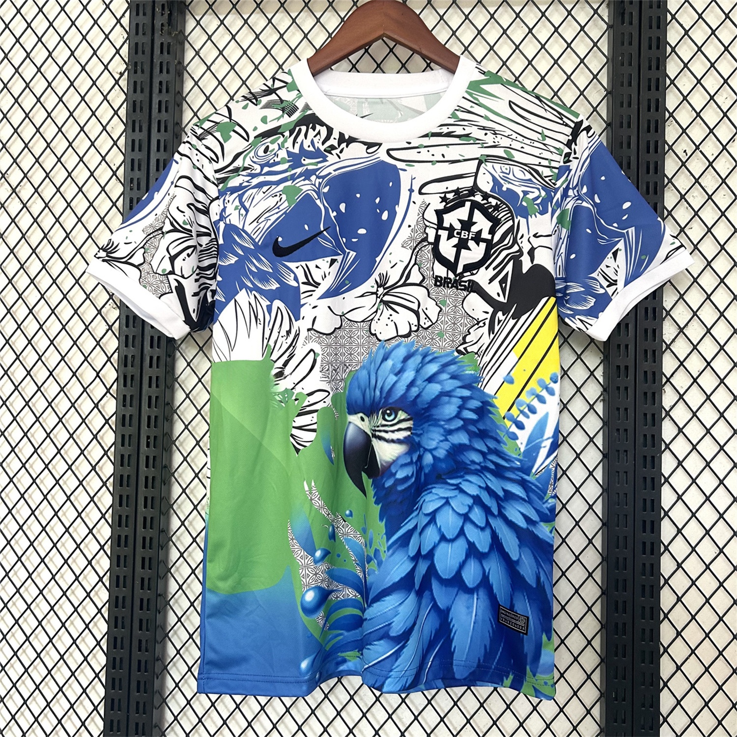 Brazil 2025 Blue Macaw Special Jersey - Fans Version - JerseysGala