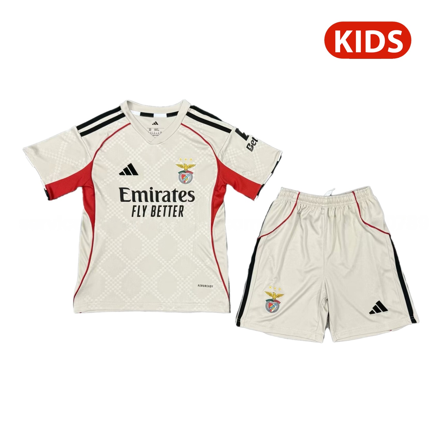 Benfica 25-26 Away Kids Kit - JerseysGala