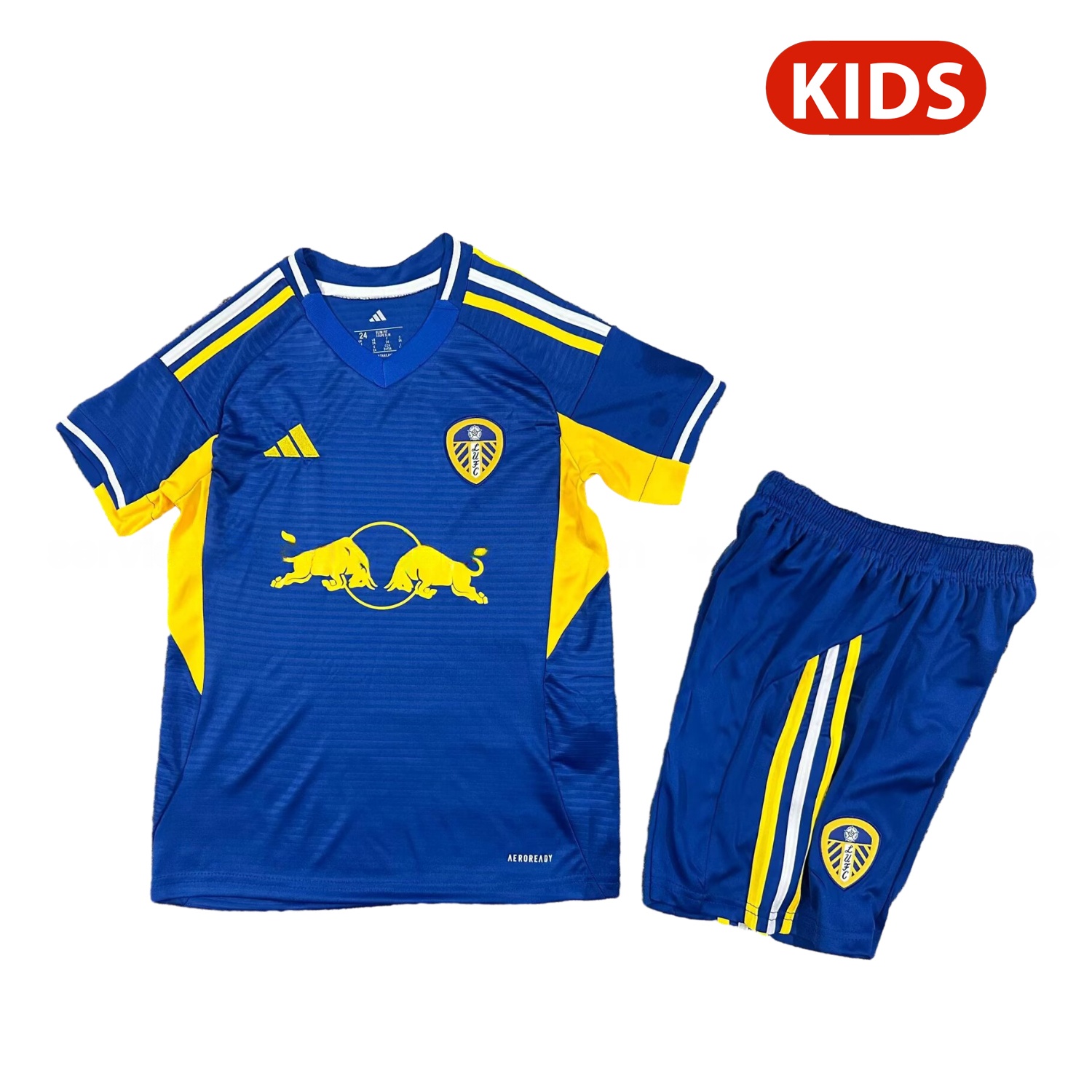 Leeds United 25-26 Away Kids Kit - JerseysGala