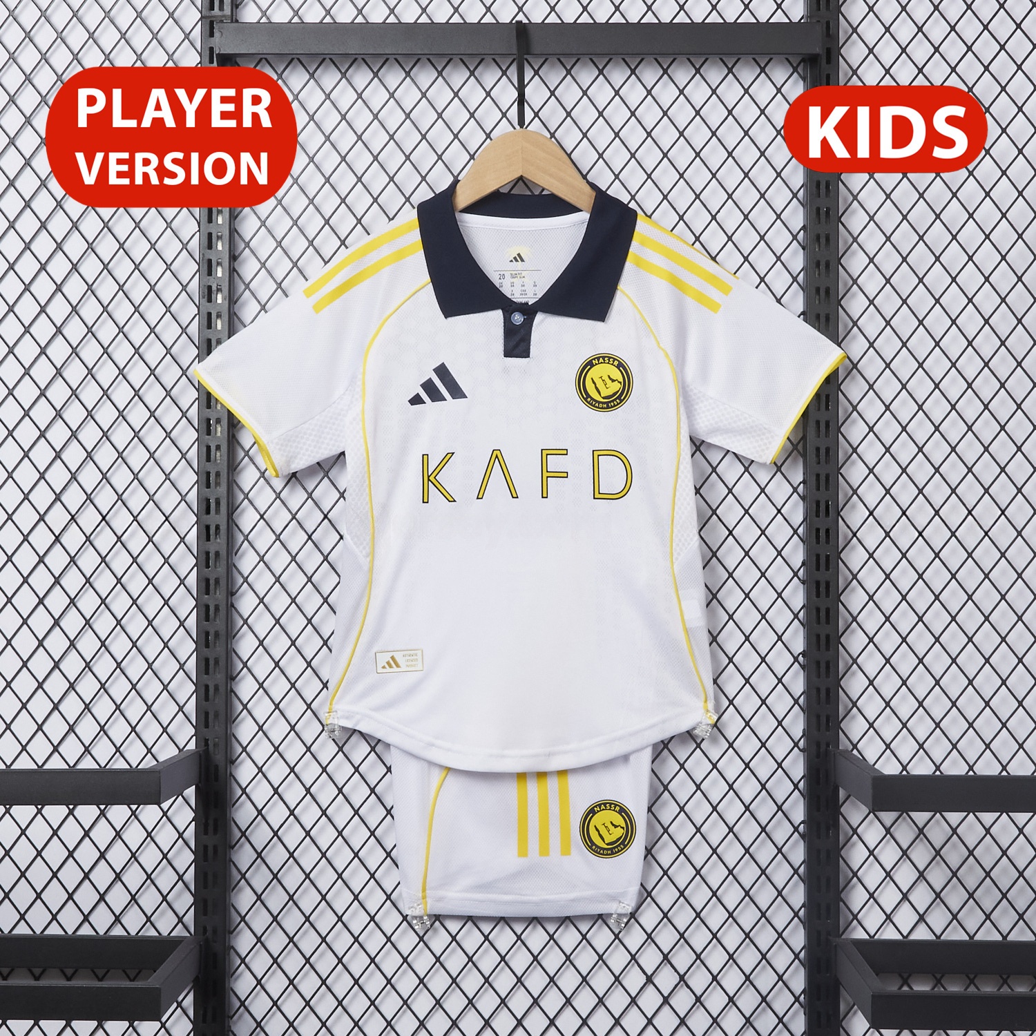 Al Nassr Riyadh Victory 25-26 Third Kids Kit - Player Version - JerseysGala