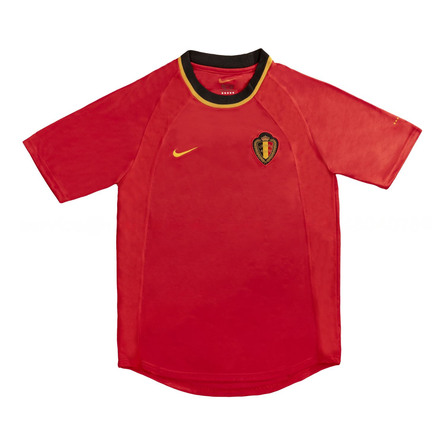 Retro Belgium 2000 Home Red Jersey - JerseysGala