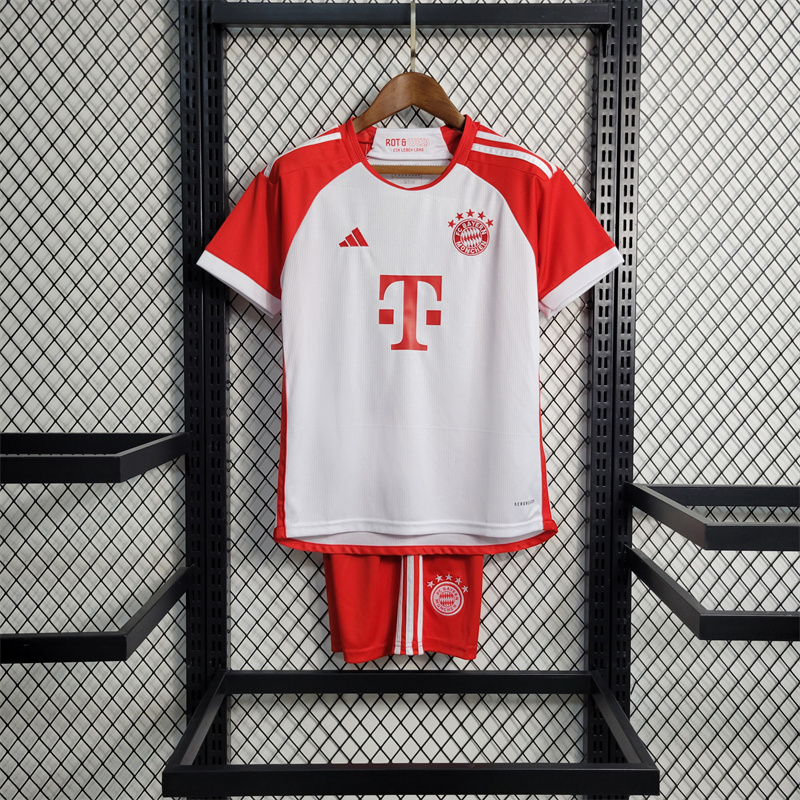 Bayern Munich 23-24 Home Kids Kit - JerseysGala