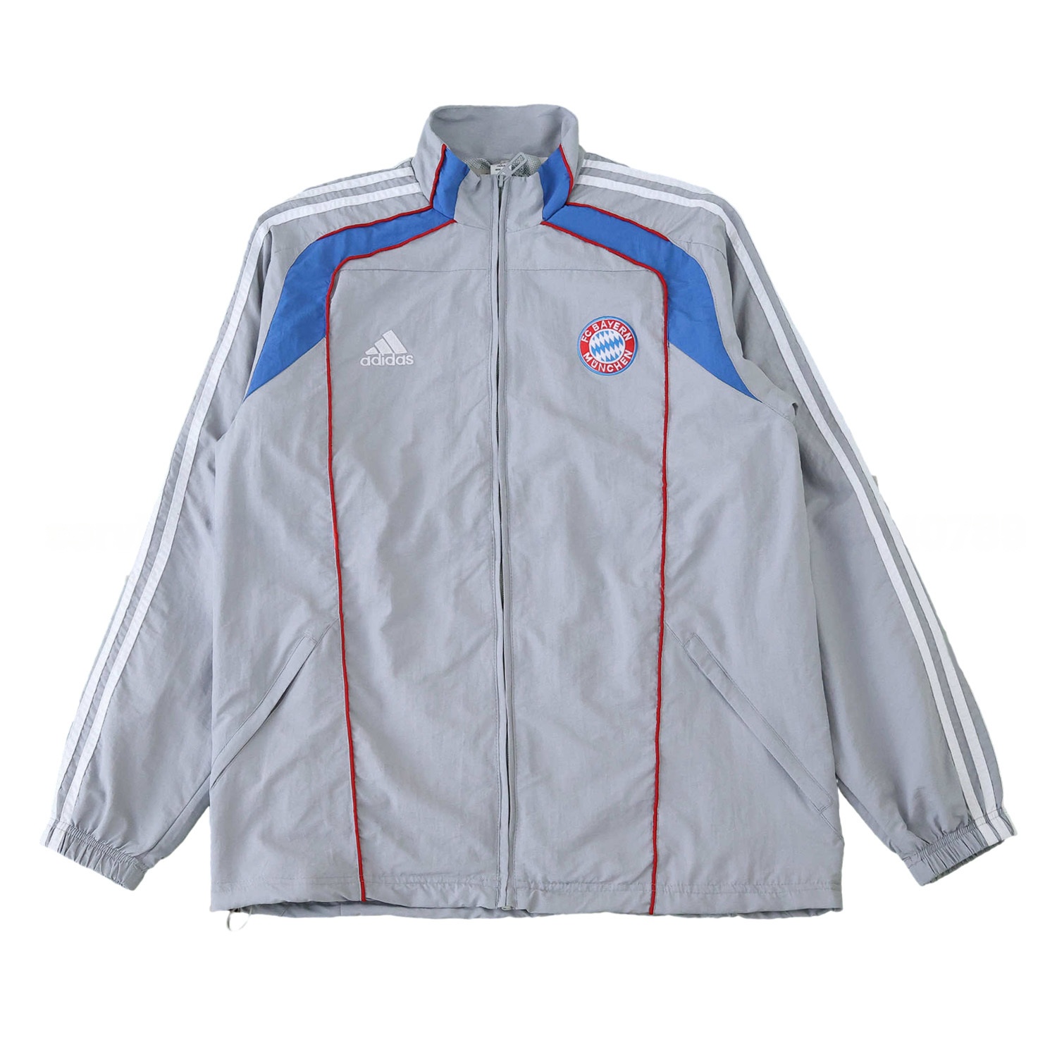 Bayern Munich 25-26 Grey Throwback Windbreaker Jacket - Grey - JerseysGala